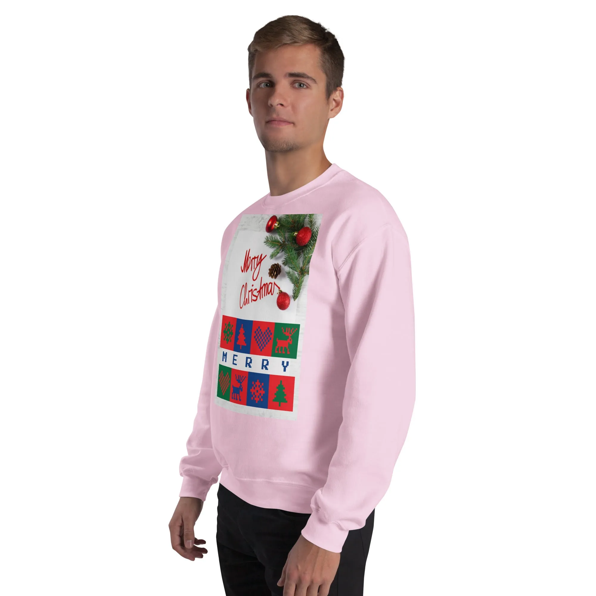 Merry Christmas Sweatshirt (Glamourange Christmas Sweatshirt Men)