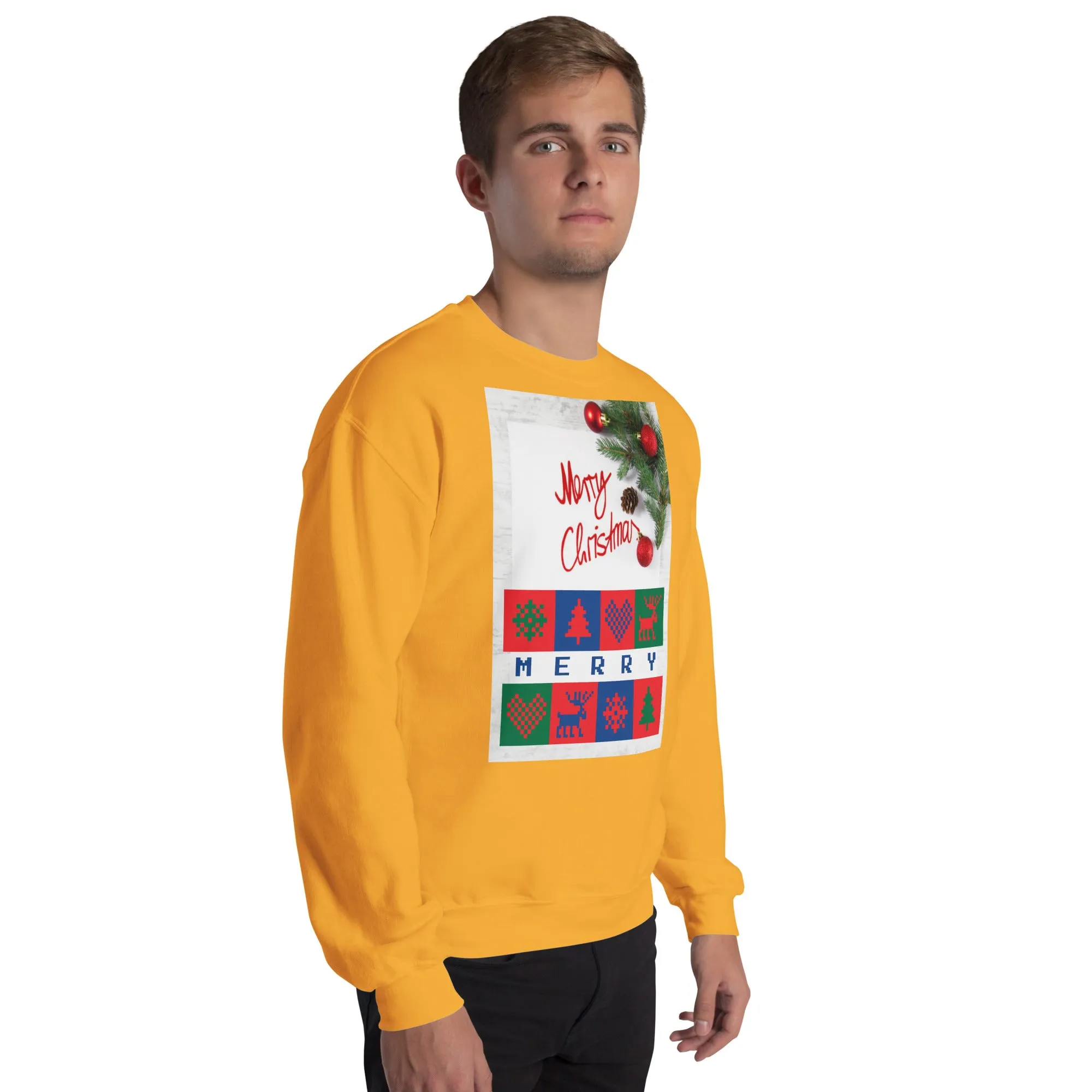 Merry Christmas Sweatshirt (Glamourange Christmas Sweatshirt Men)