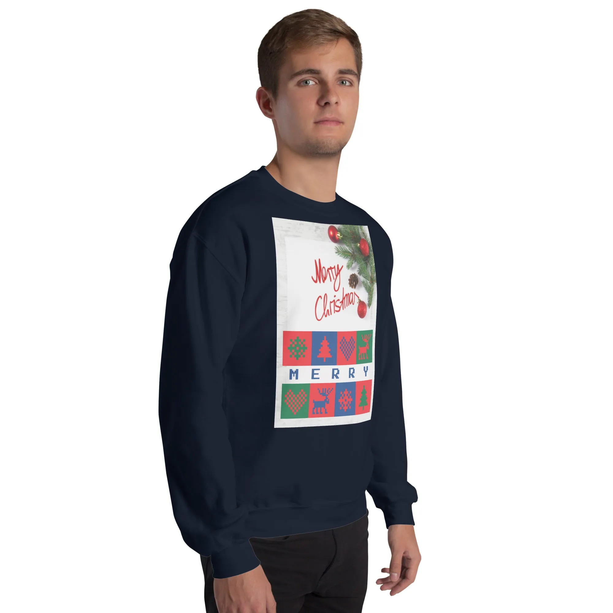 Merry Christmas Sweatshirt (Glamourange Christmas Sweatshirt Men)