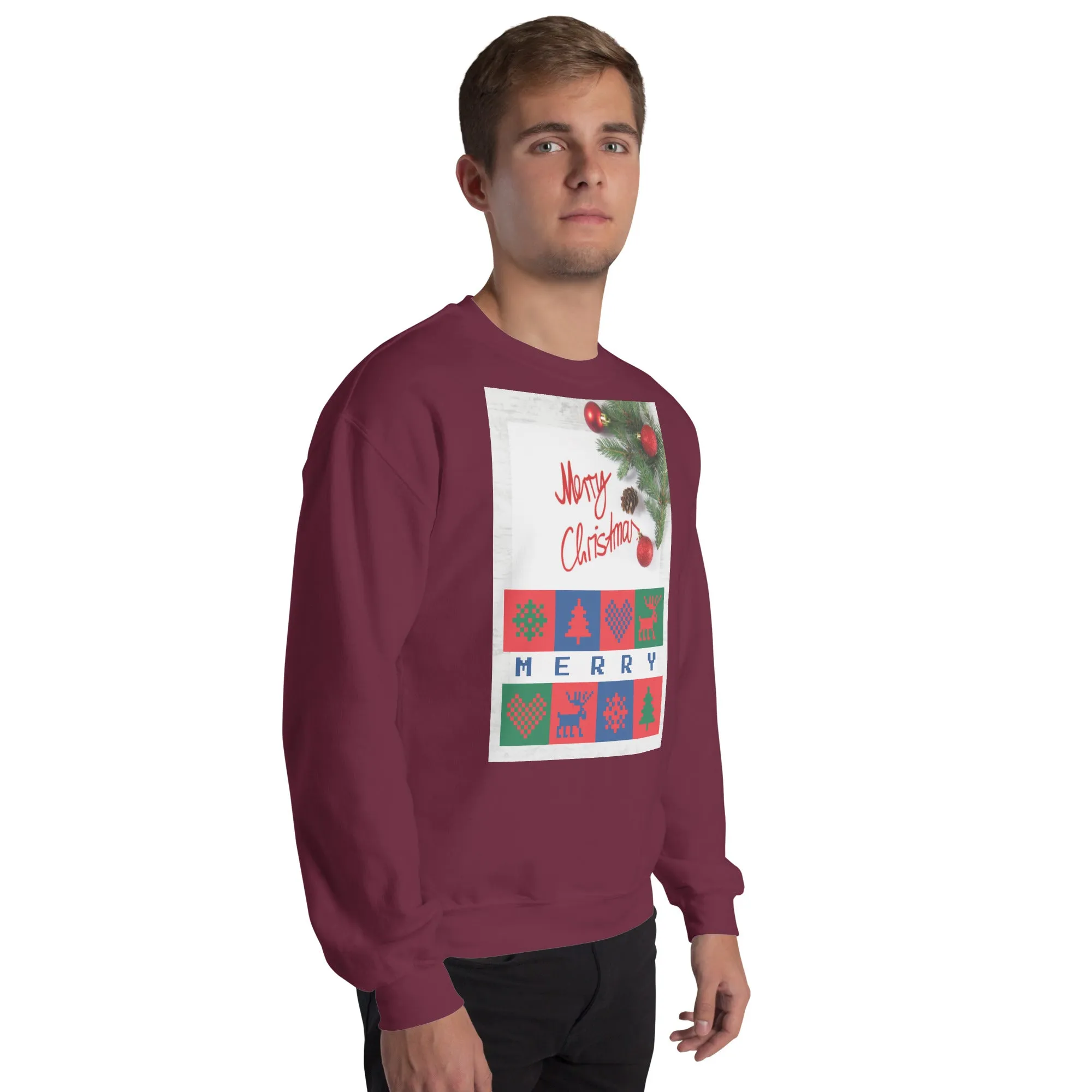Merry Christmas Sweatshirt (Glamourange Christmas Sweatshirt Men)