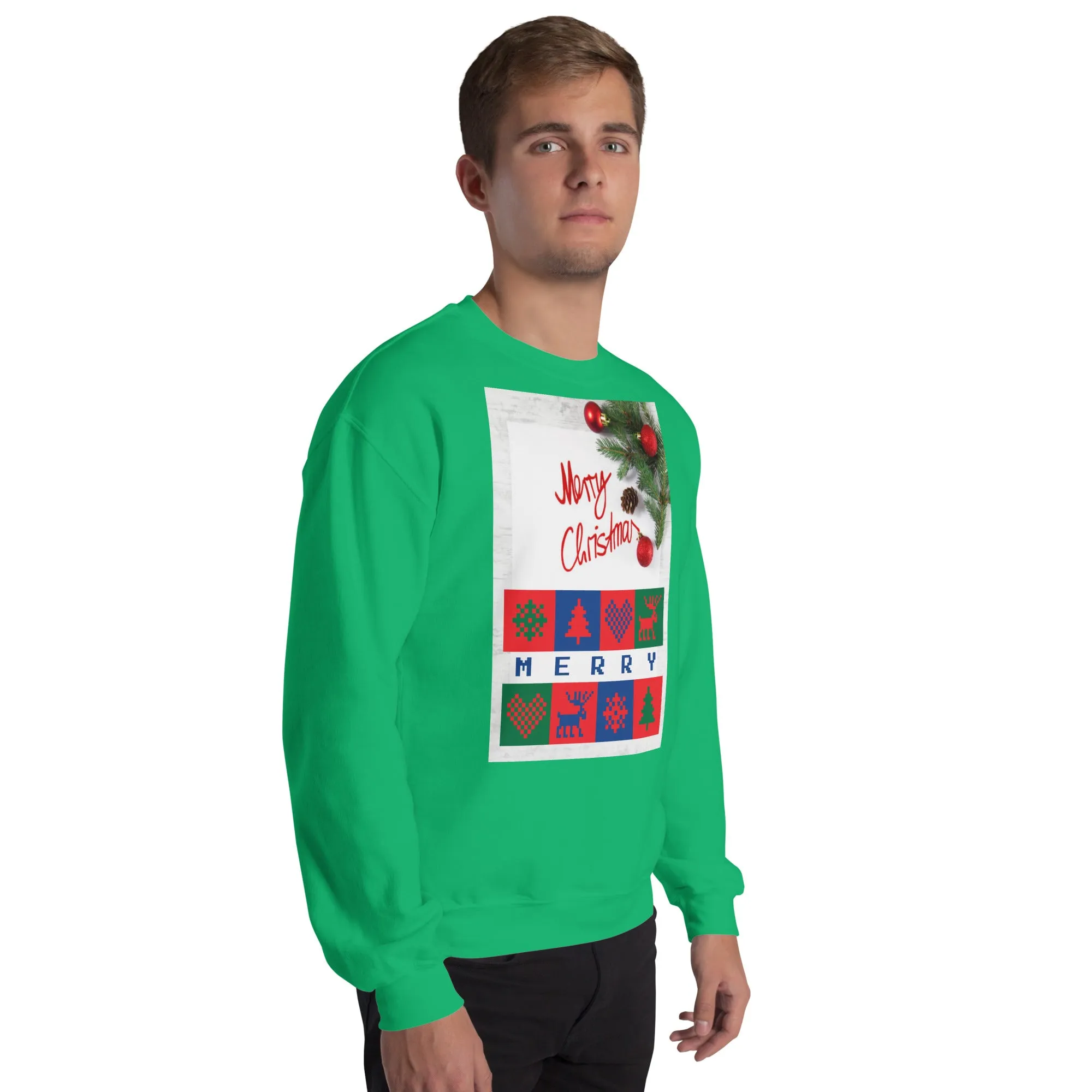 Merry Christmas Sweatshirt (Glamourange Christmas Sweatshirt Men)