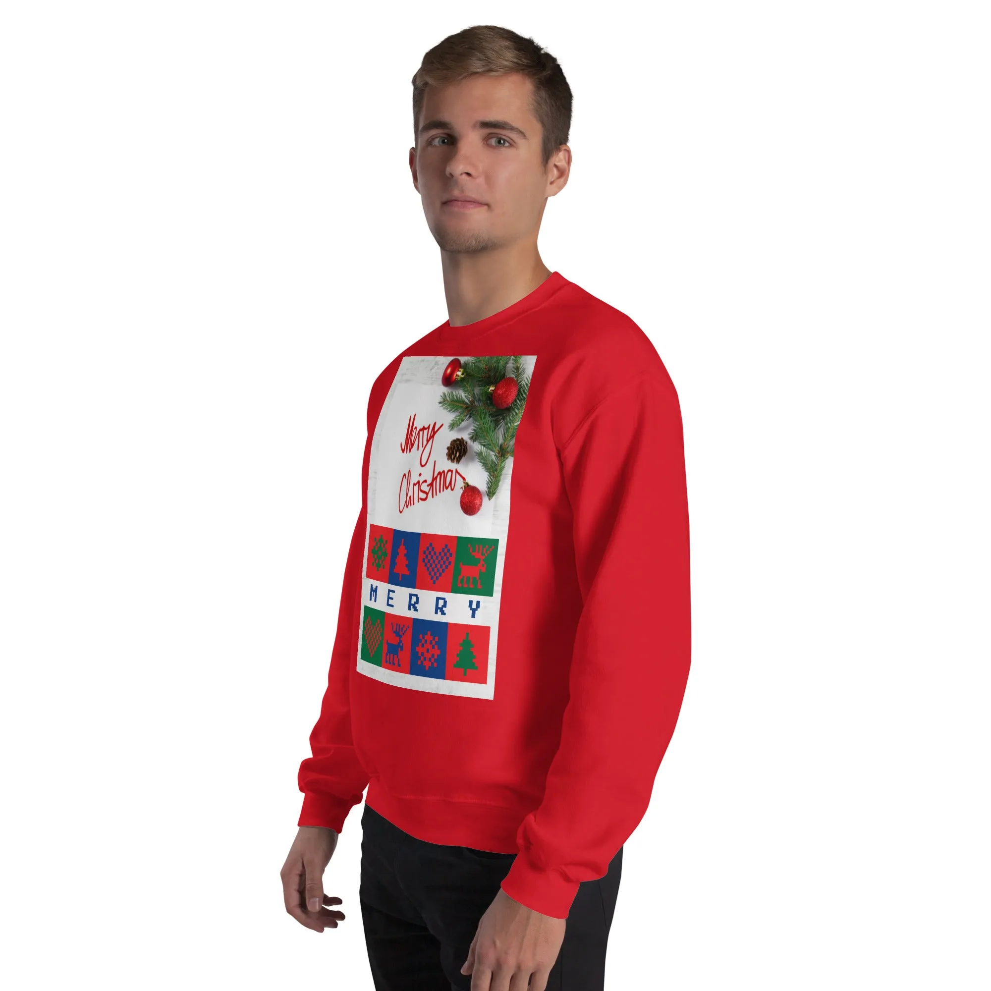 Merry Christmas Sweatshirt (Glamourange Christmas Sweatshirt Men)