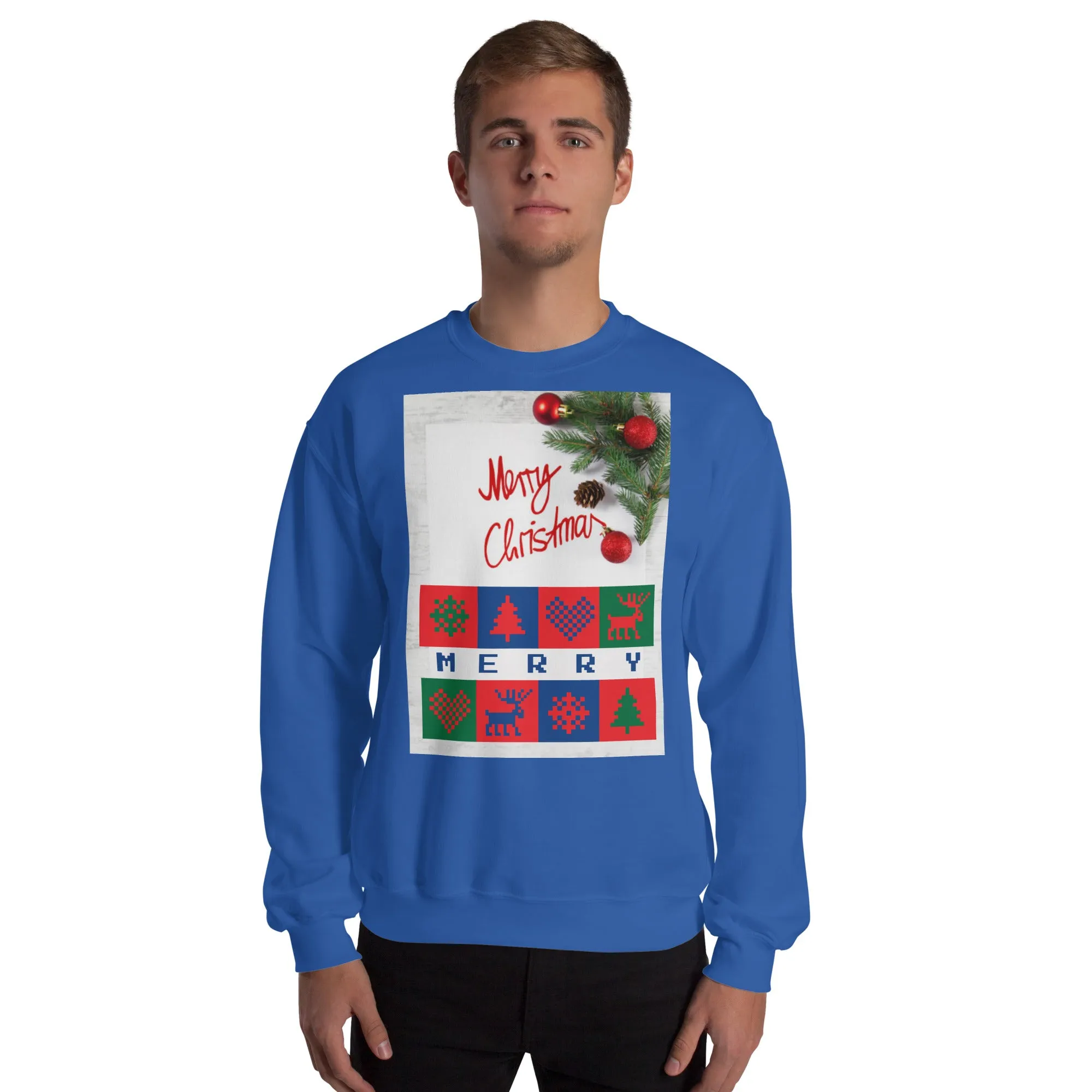 Merry Christmas Sweatshirt (Glamourange Christmas Sweatshirt Men)