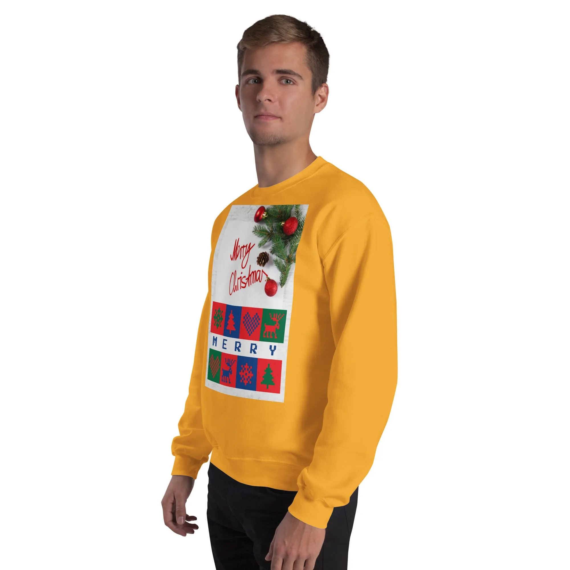 Merry Christmas Sweatshirt (Glamourange Christmas Sweatshirt Men)