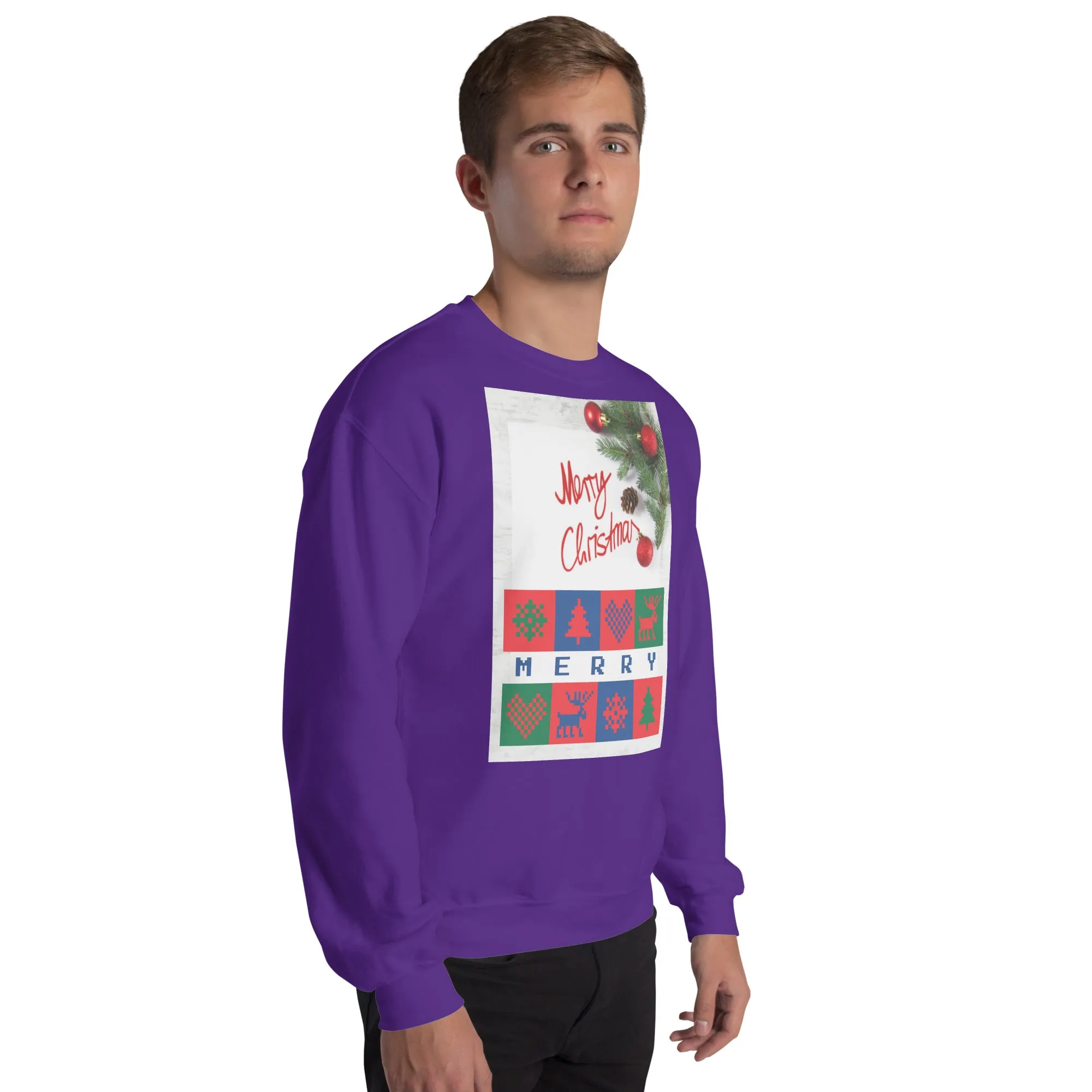 Merry Christmas Sweatshirt (Glamourange Christmas Sweatshirt Men)