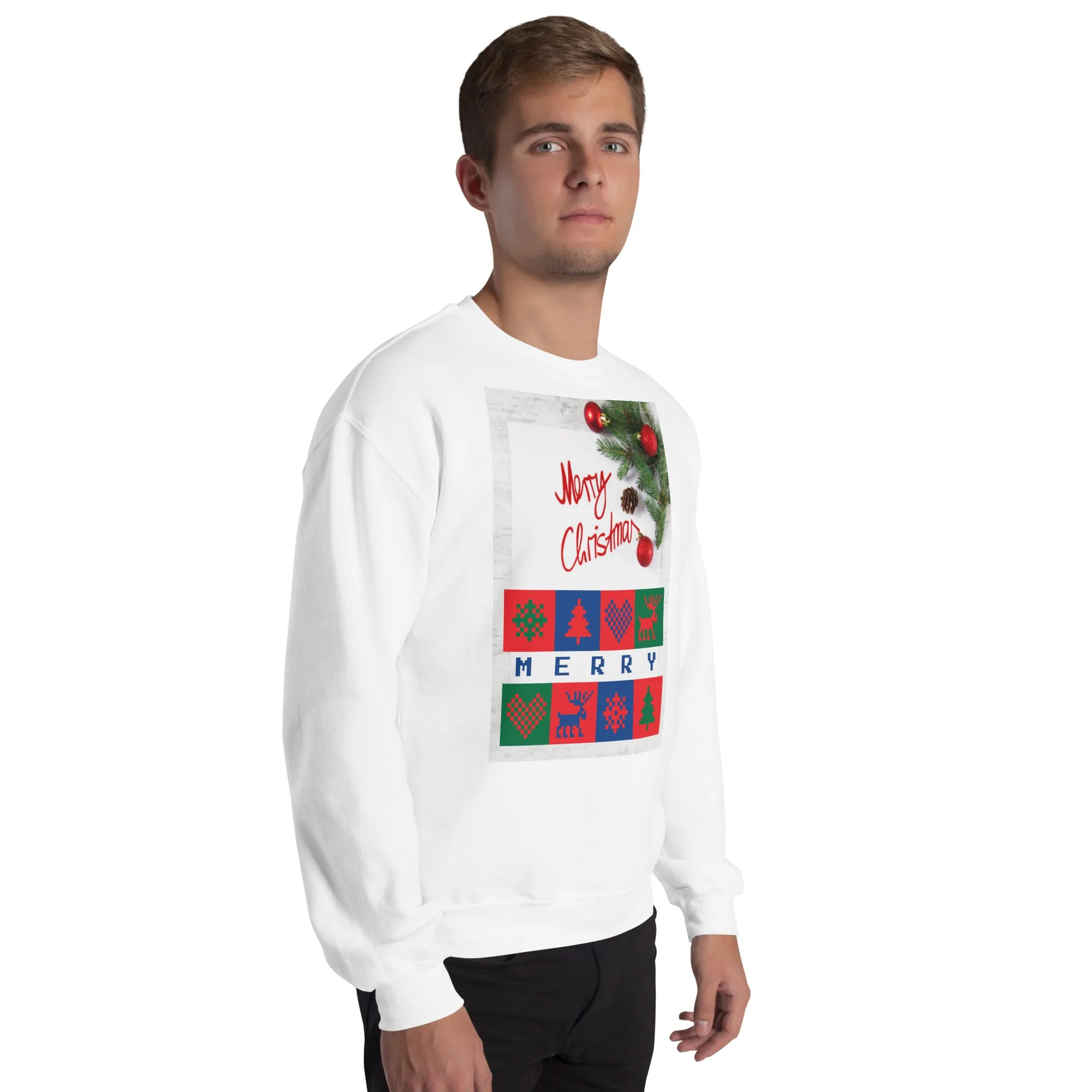 Merry Christmas Sweatshirt (Glamourange Christmas Sweatshirt Men)