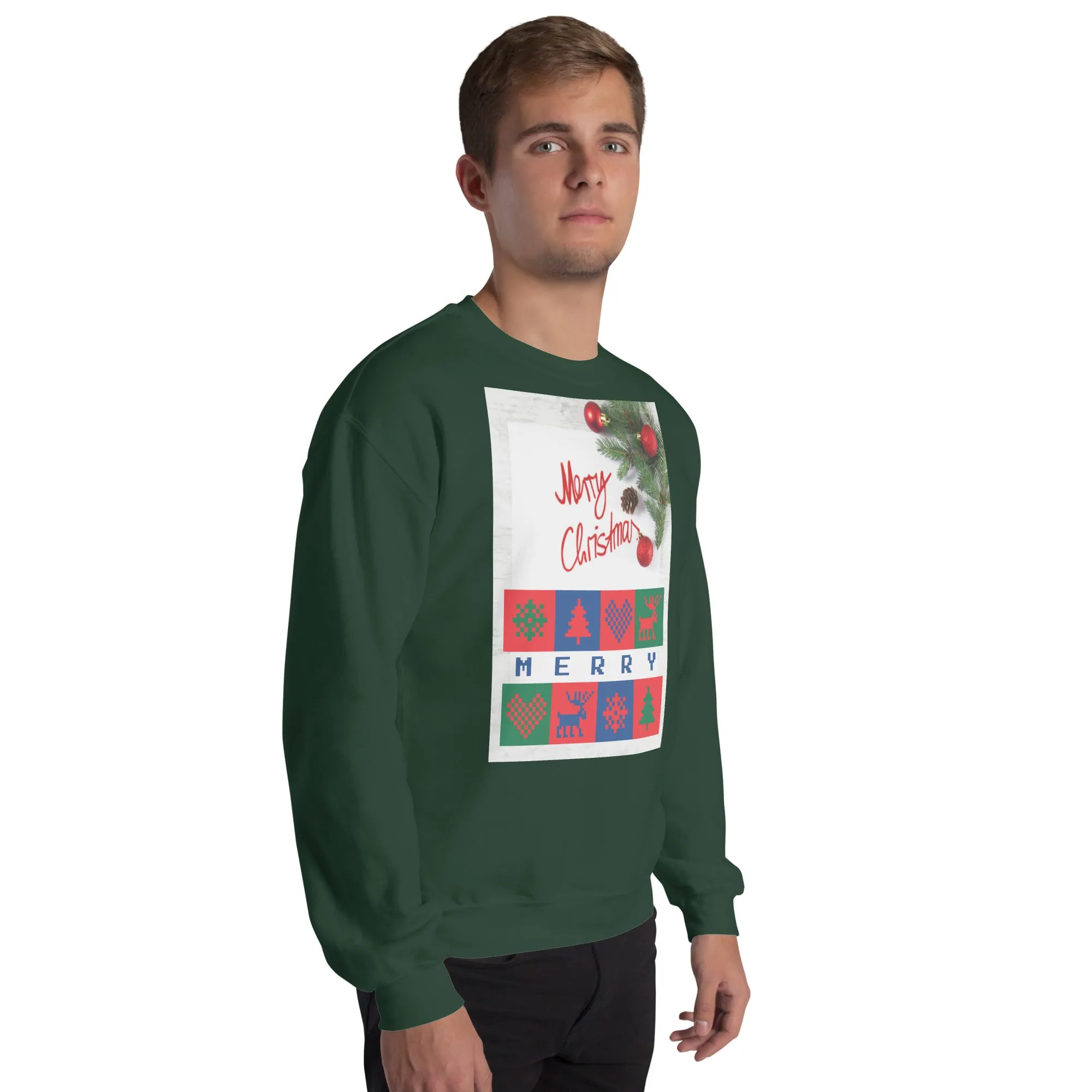 Merry Christmas Sweatshirt (Glamourange Christmas Sweatshirt Men)