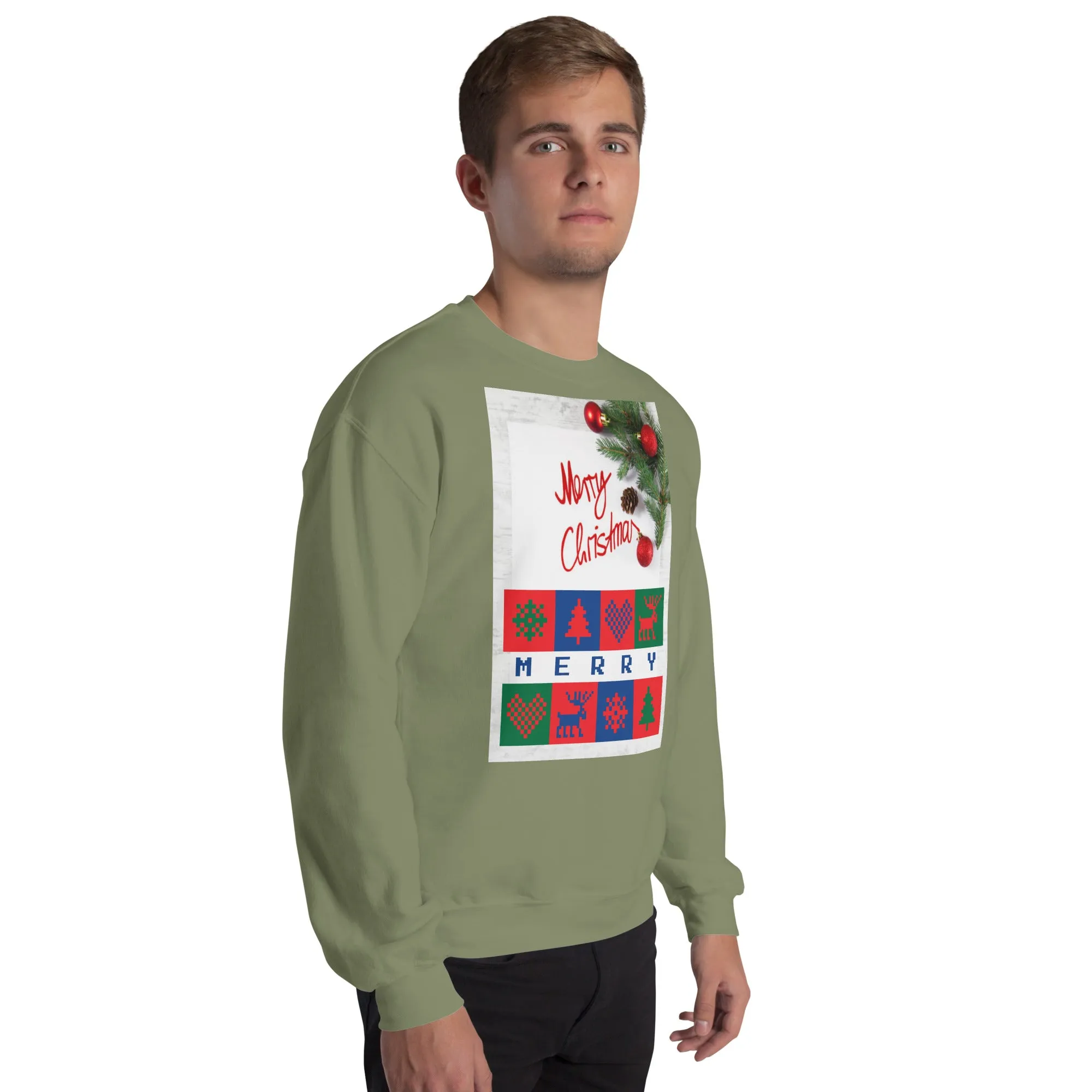 Merry Christmas Sweatshirt (Glamourange Christmas Sweatshirt Men)