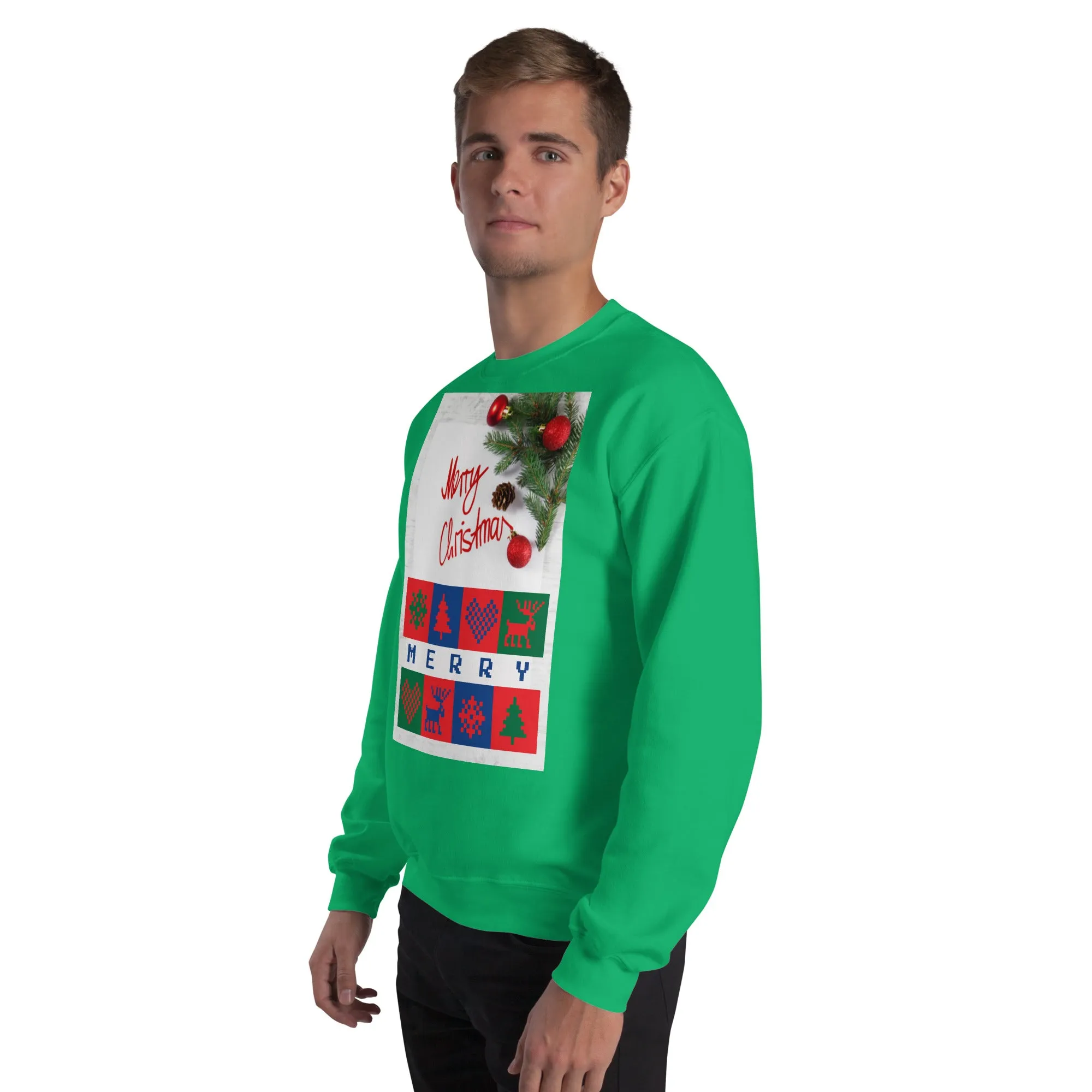 Merry Christmas Sweatshirt (Glamourange Christmas Sweatshirt Men)