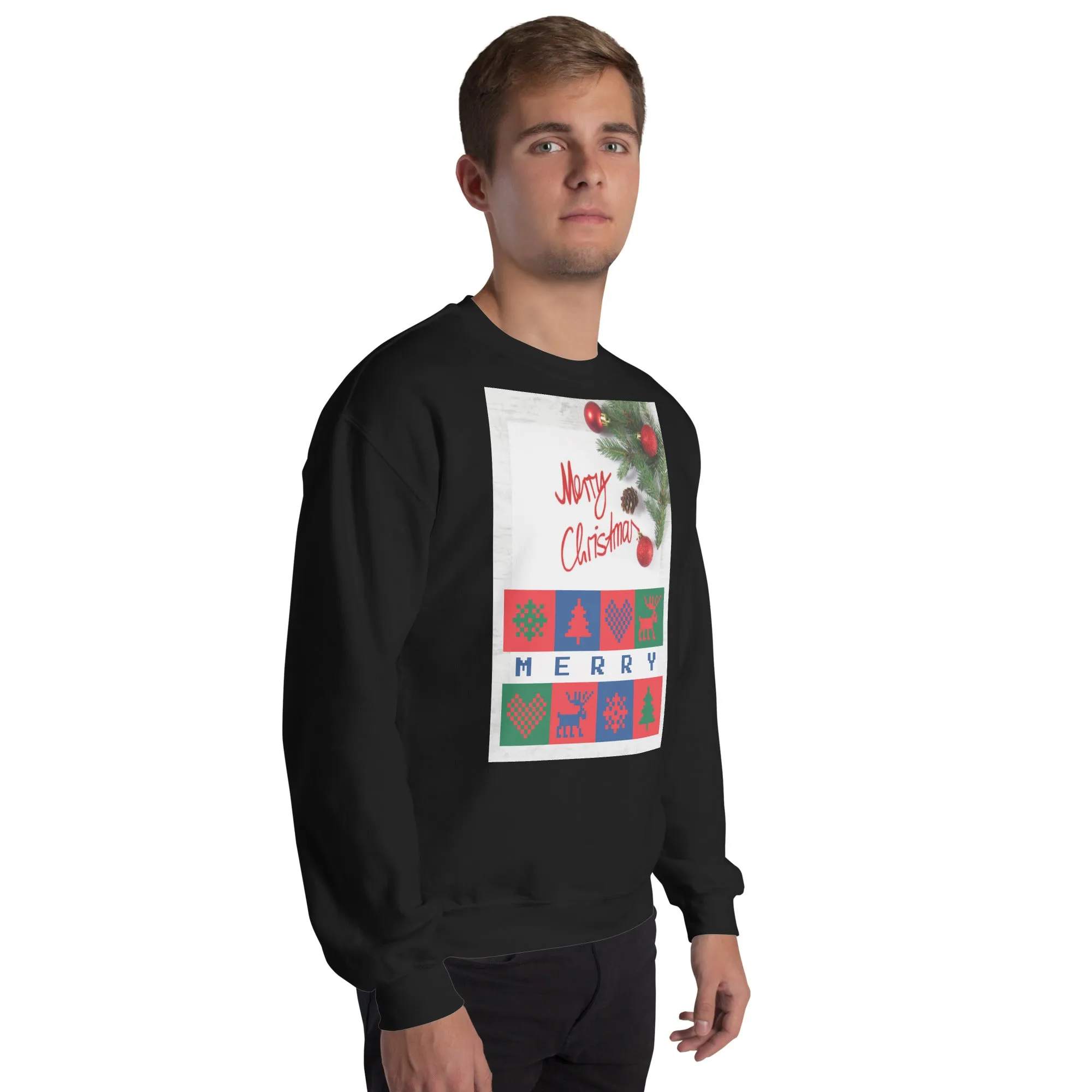 Merry Christmas Sweatshirt (Glamourange Christmas Sweatshirt Men)