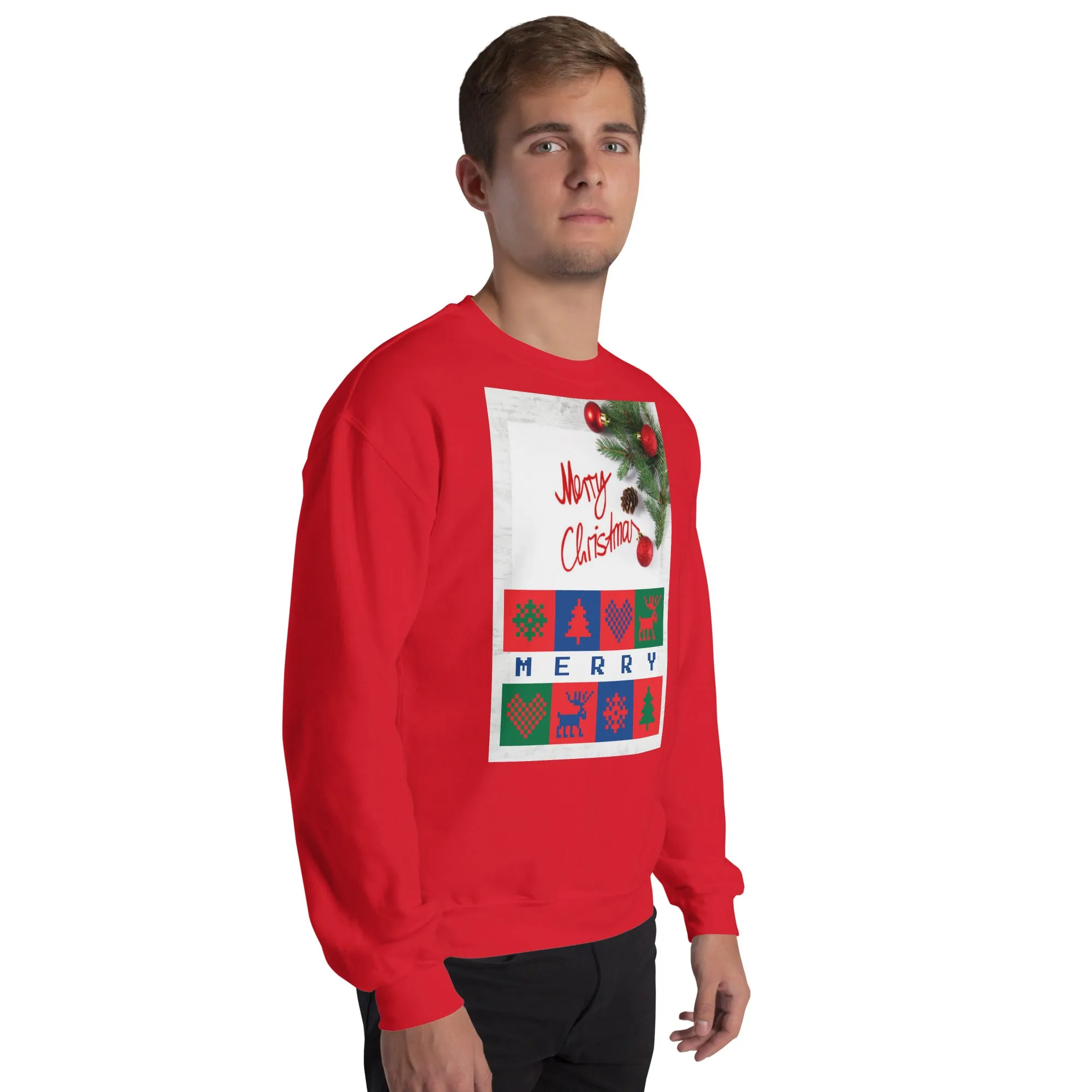Merry Christmas Sweatshirt (Glamourange Christmas Sweatshirt Men)