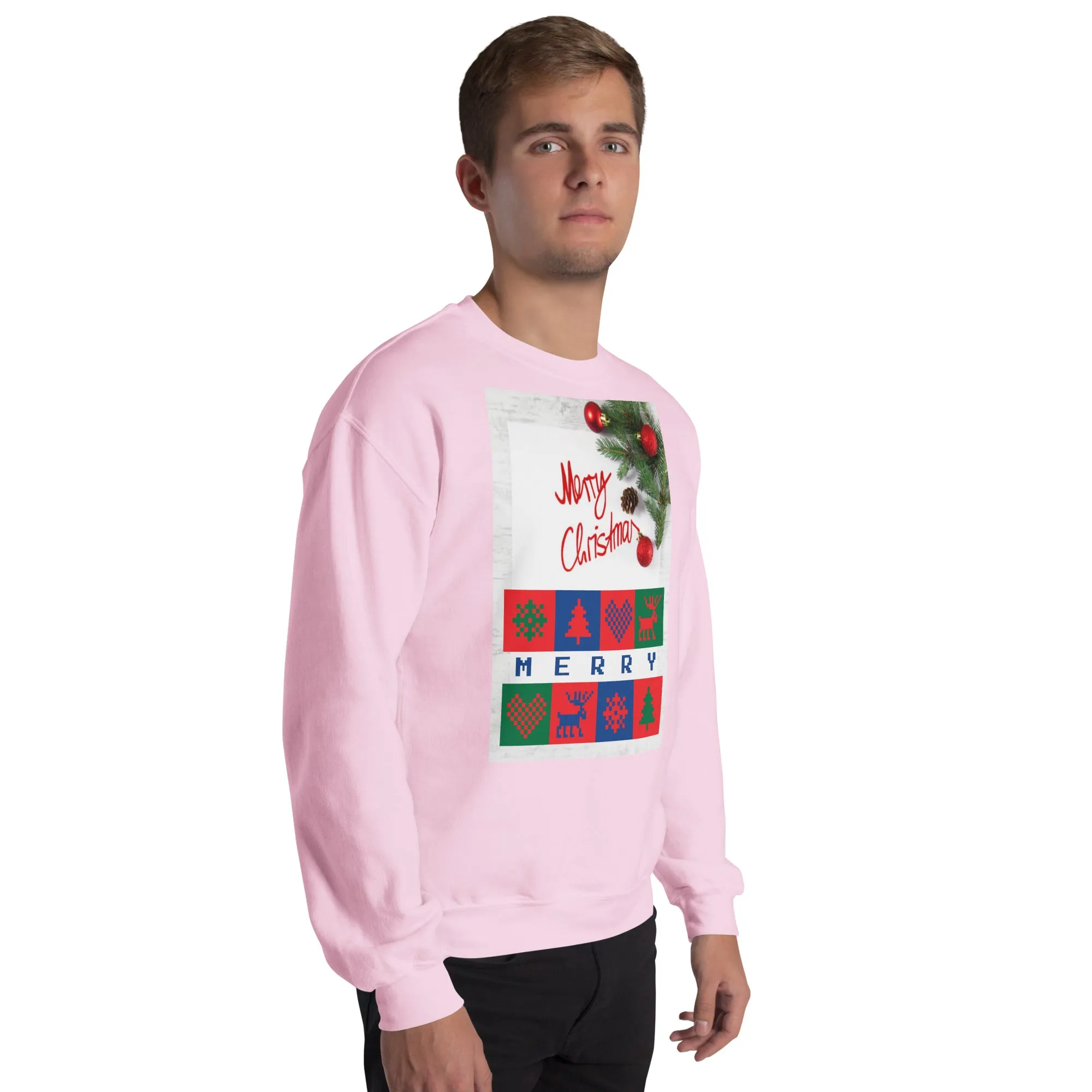 Merry Christmas Sweatshirt (Glamourange Christmas Sweatshirt Men)