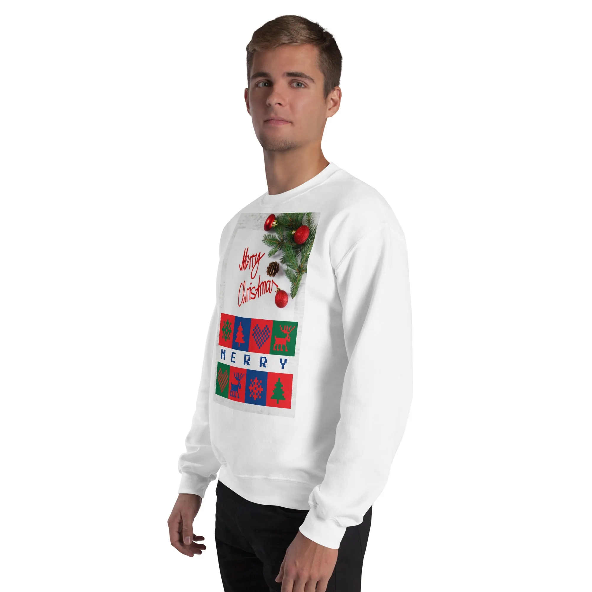 Merry Christmas Sweatshirt (Glamourange Christmas Sweatshirt Men)