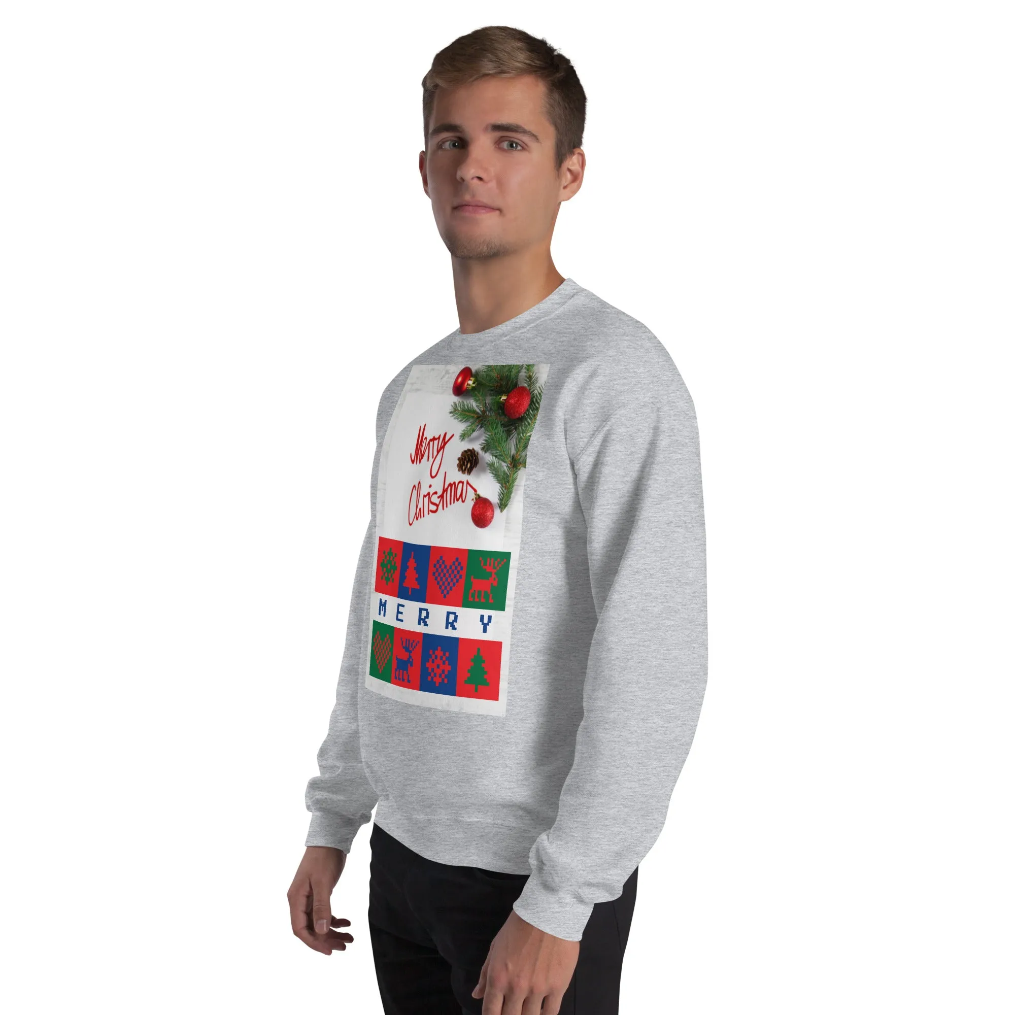 Merry Christmas Sweatshirt (Glamourange Christmas Sweatshirt Men)