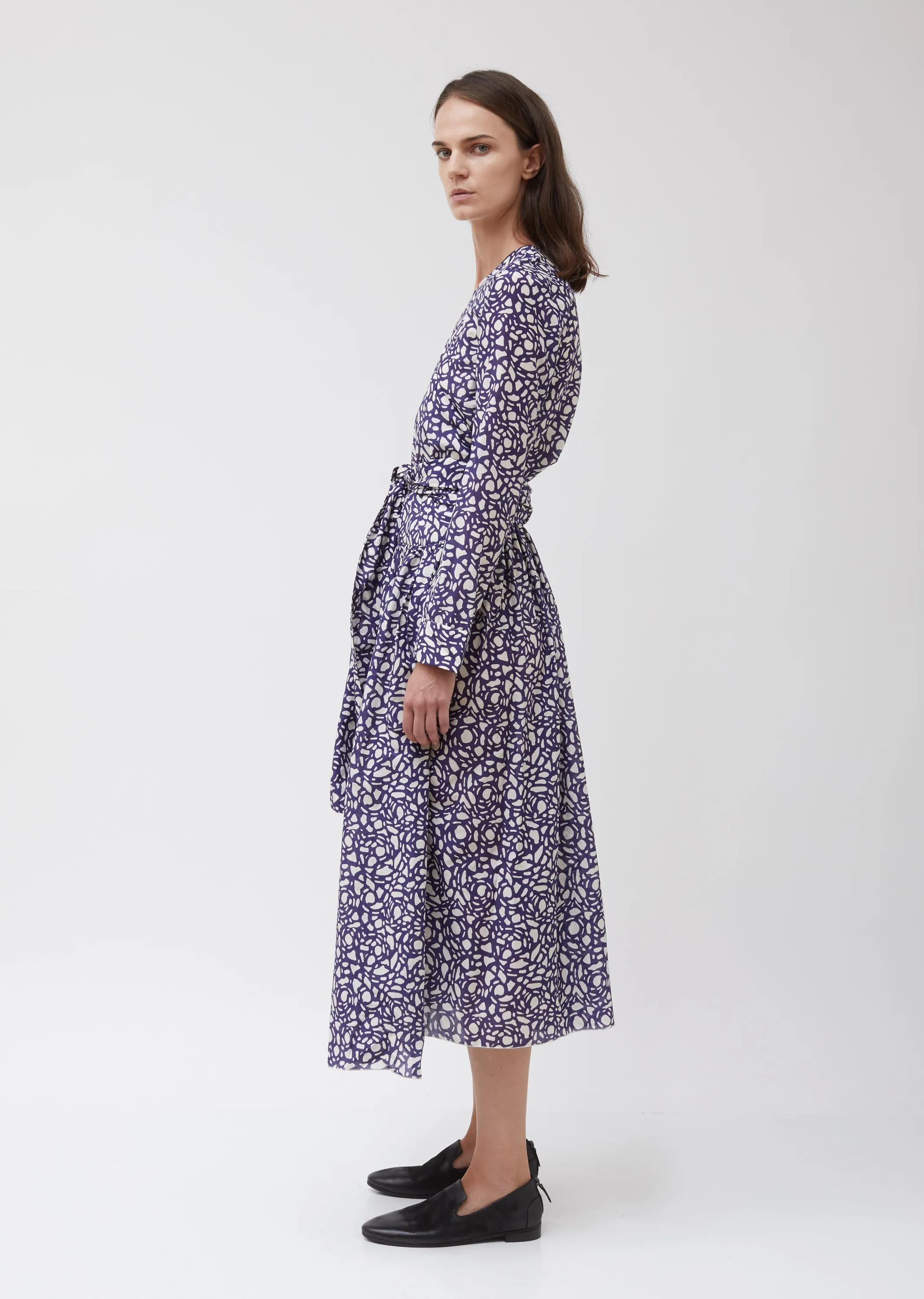 Muslin Wrap Dress