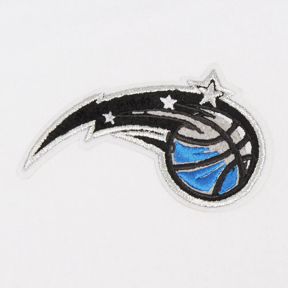 NBA ORLANDO MAGIC CLASSIC WOMEN'S CROPPED PO HOODIE (WHITE)
