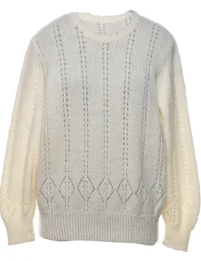 Off-White Knit Classic Jumper - L