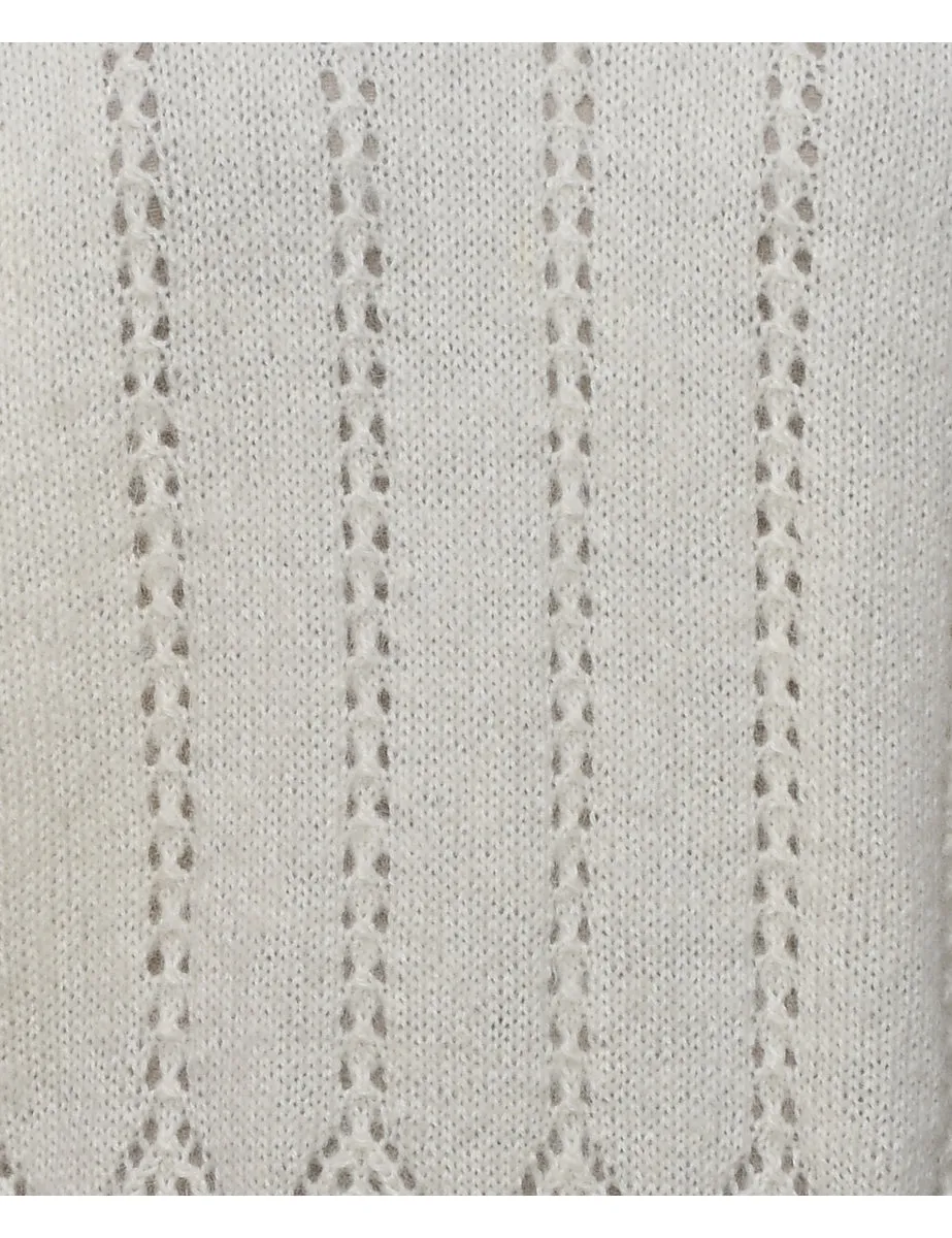 Off-White Knit Classic Jumper - L