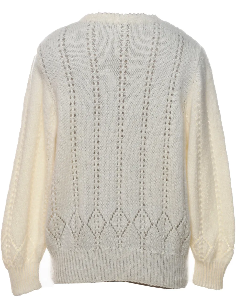 Off-White Knit Classic Jumper - L