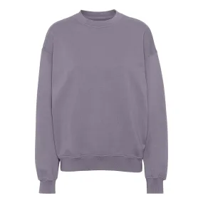 Organic Oversized Crew - purple haze