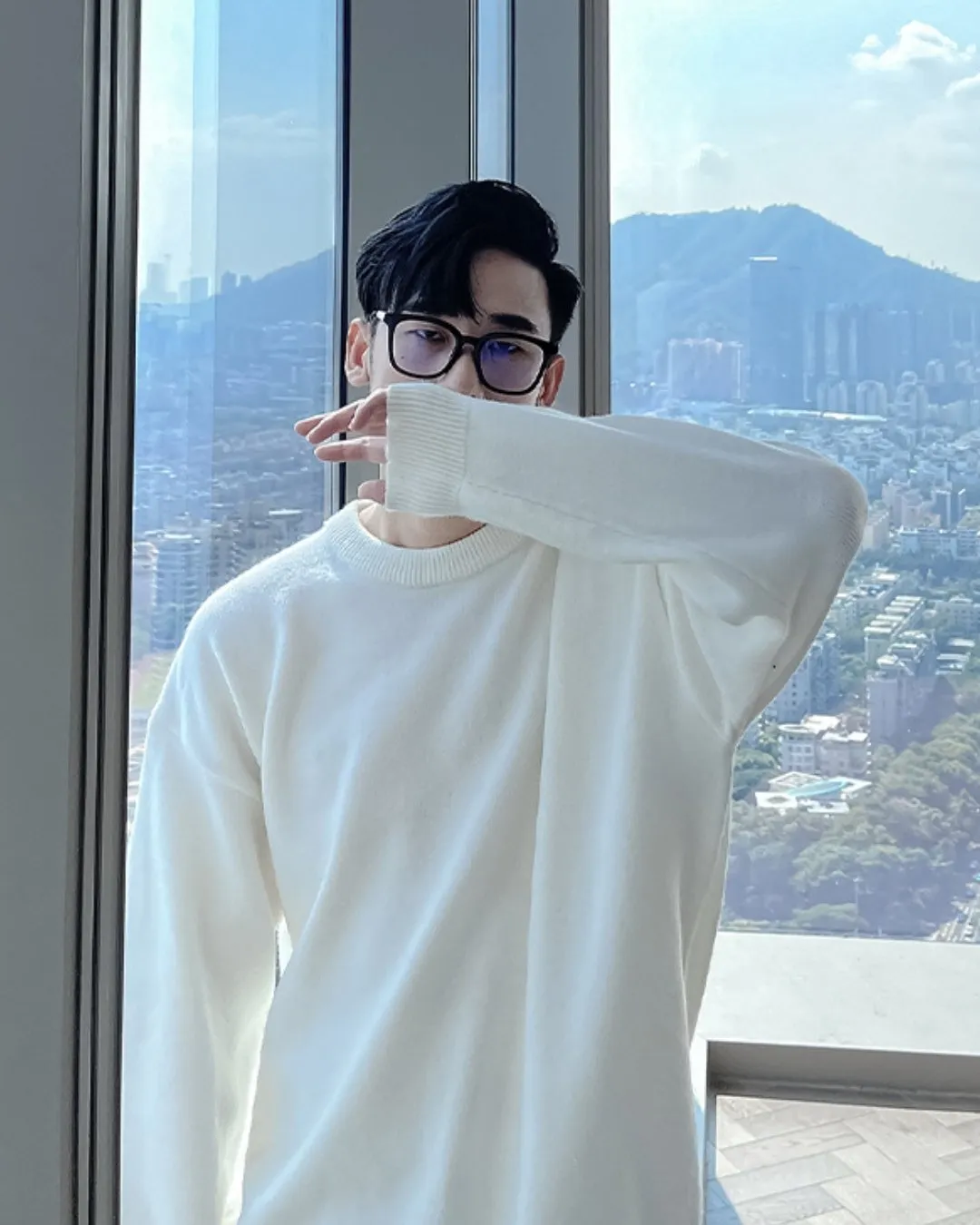 PLAIN LONG KNIT VER0007
