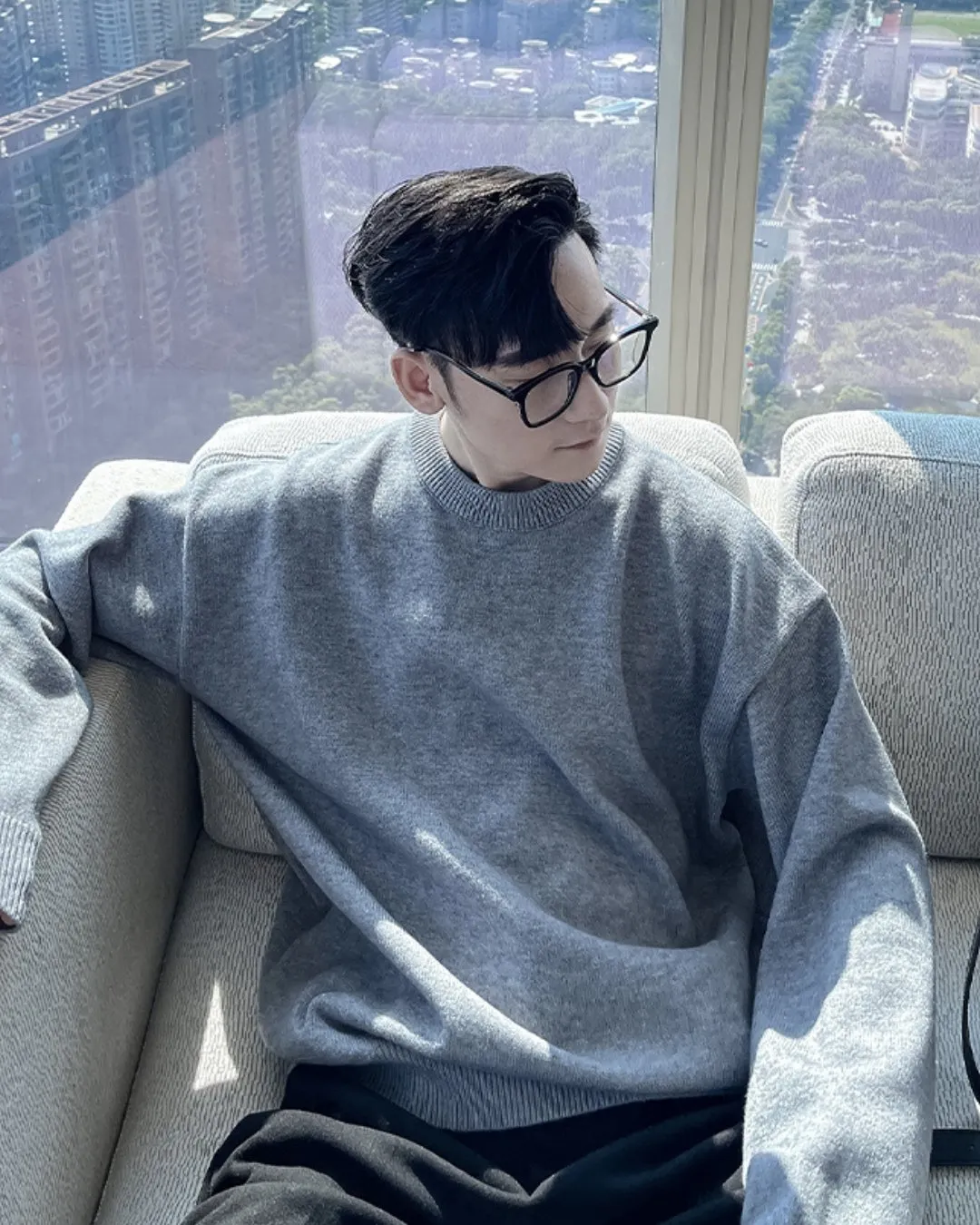 PLAIN LONG KNIT VER0007