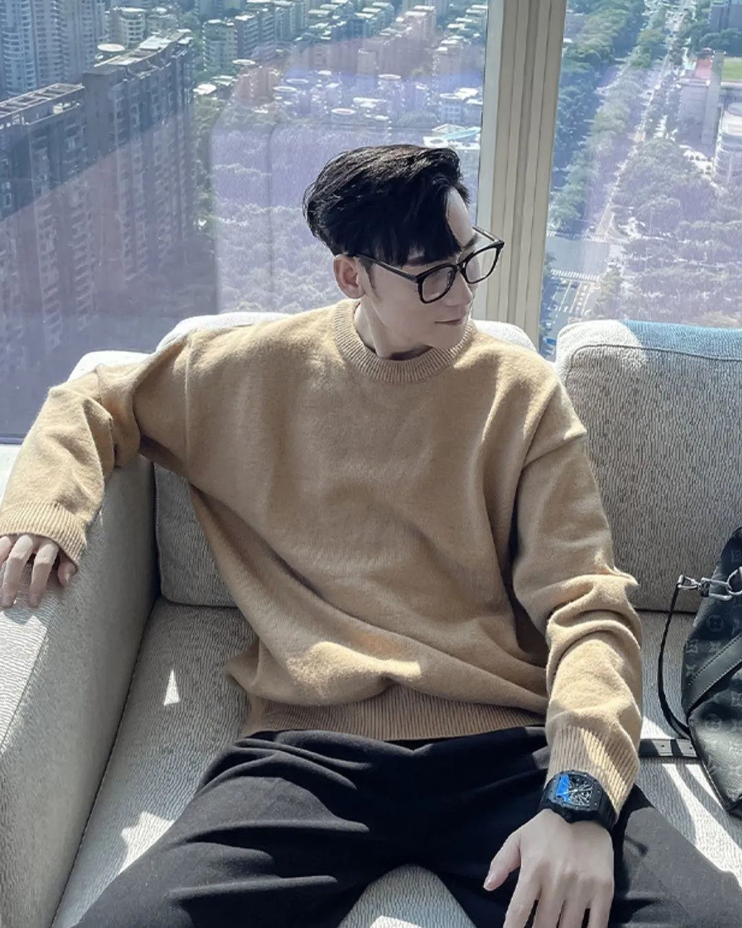 PLAIN LONG KNIT VER0007