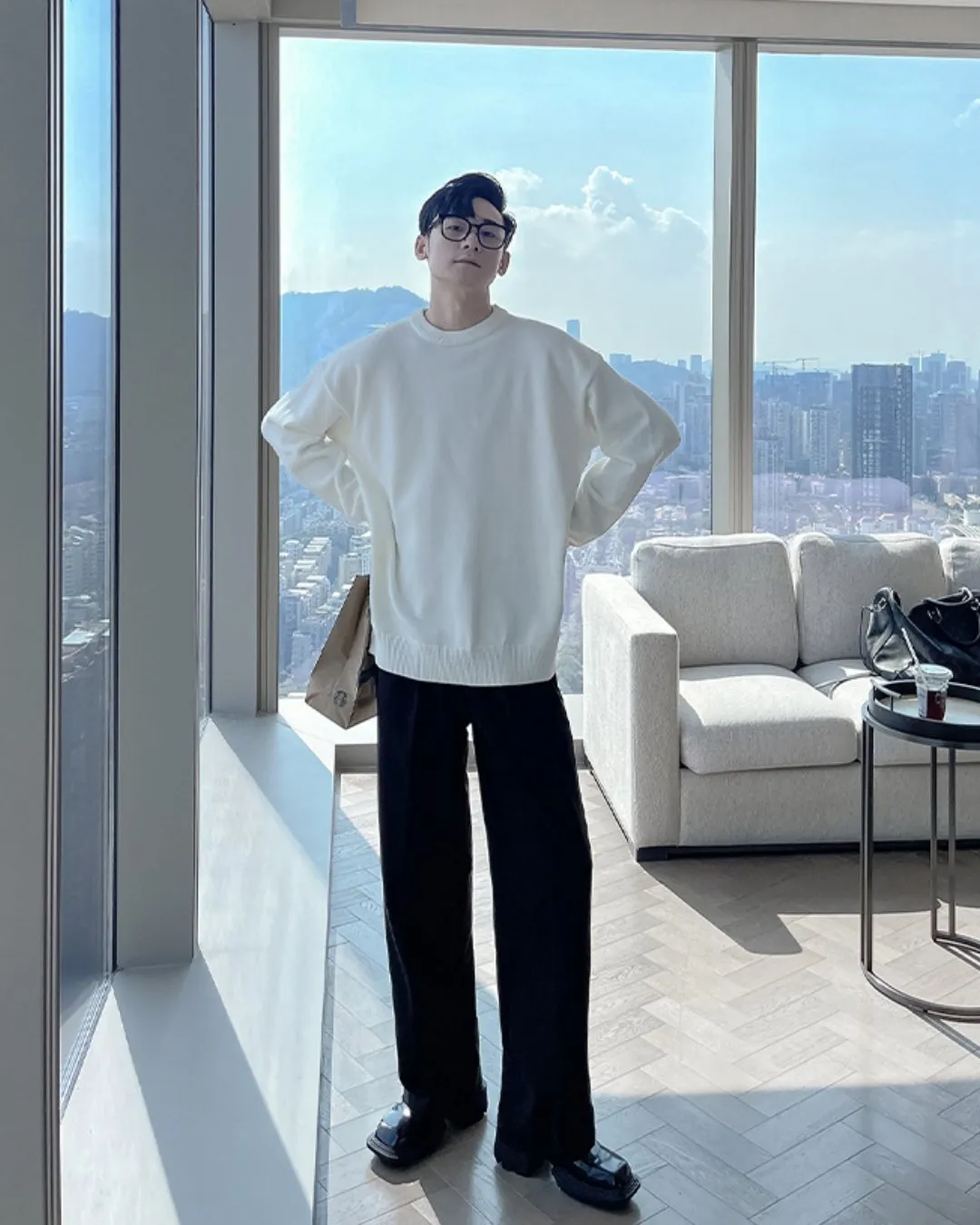 PLAIN LONG KNIT VER0007