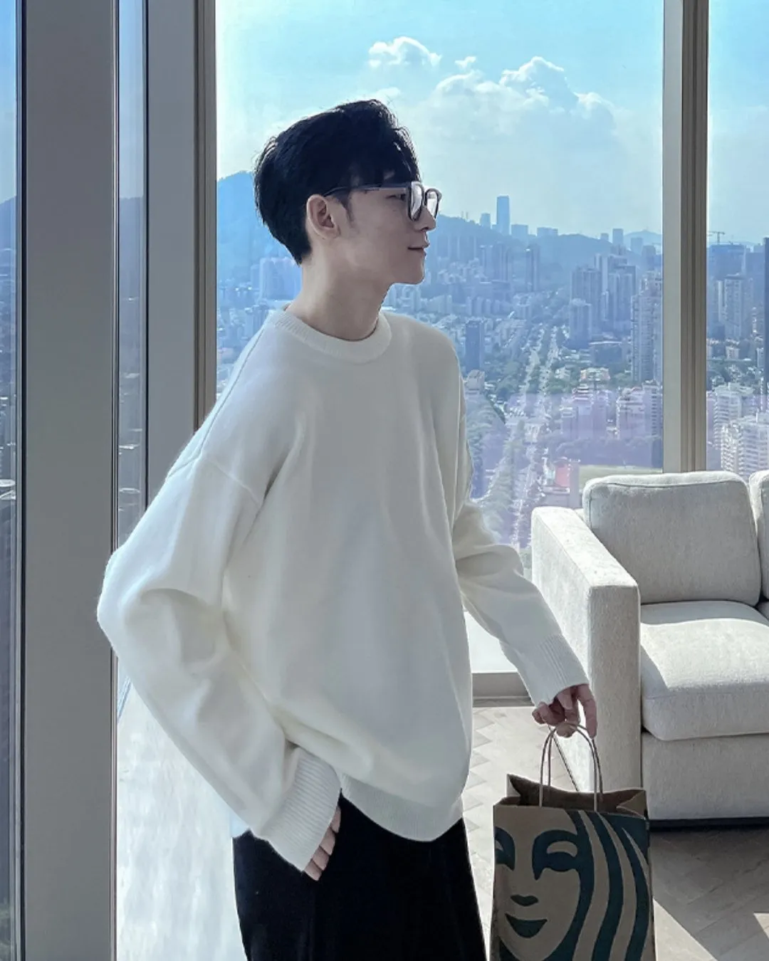 PLAIN LONG KNIT VER0007