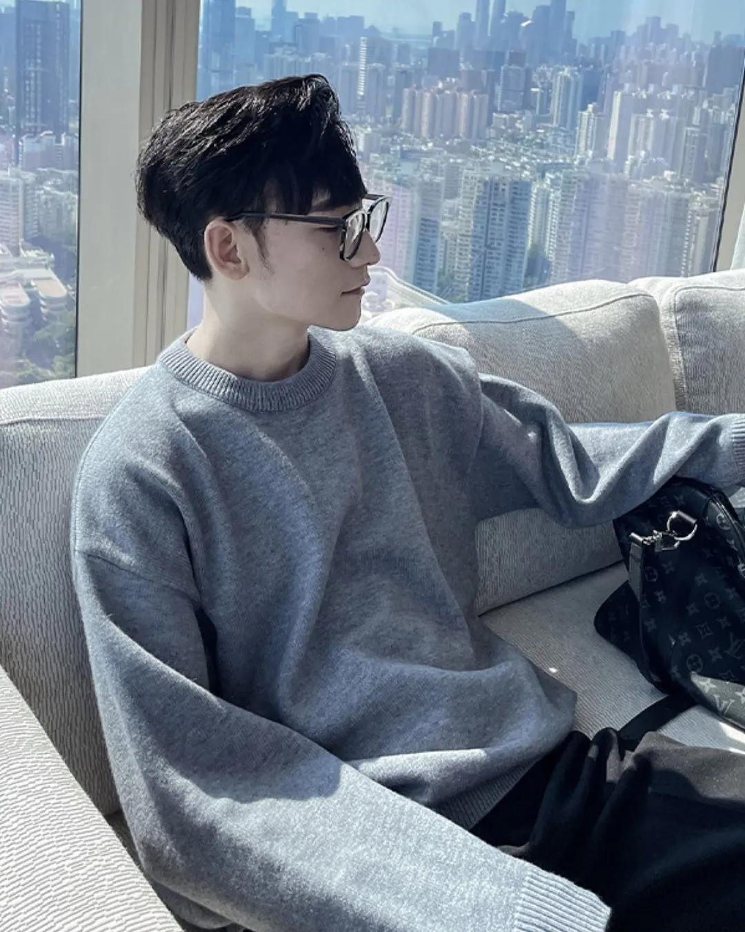 PLAIN LONG KNIT VER0007