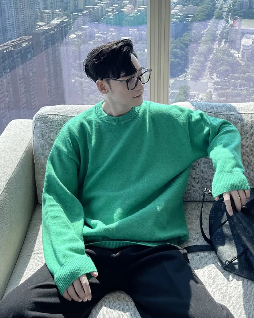 PLAIN LONG KNIT VER0007
