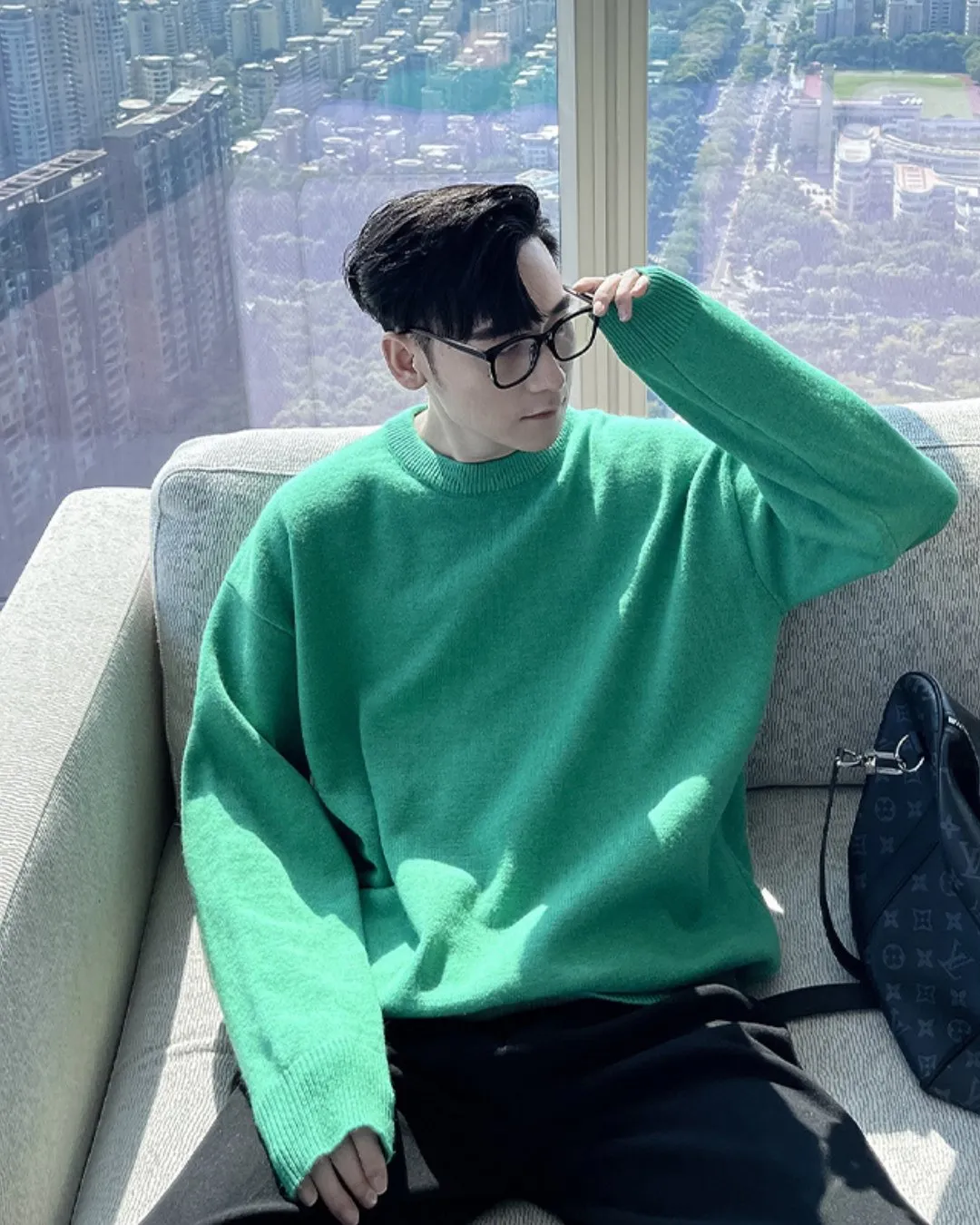 PLAIN LONG KNIT VER0007