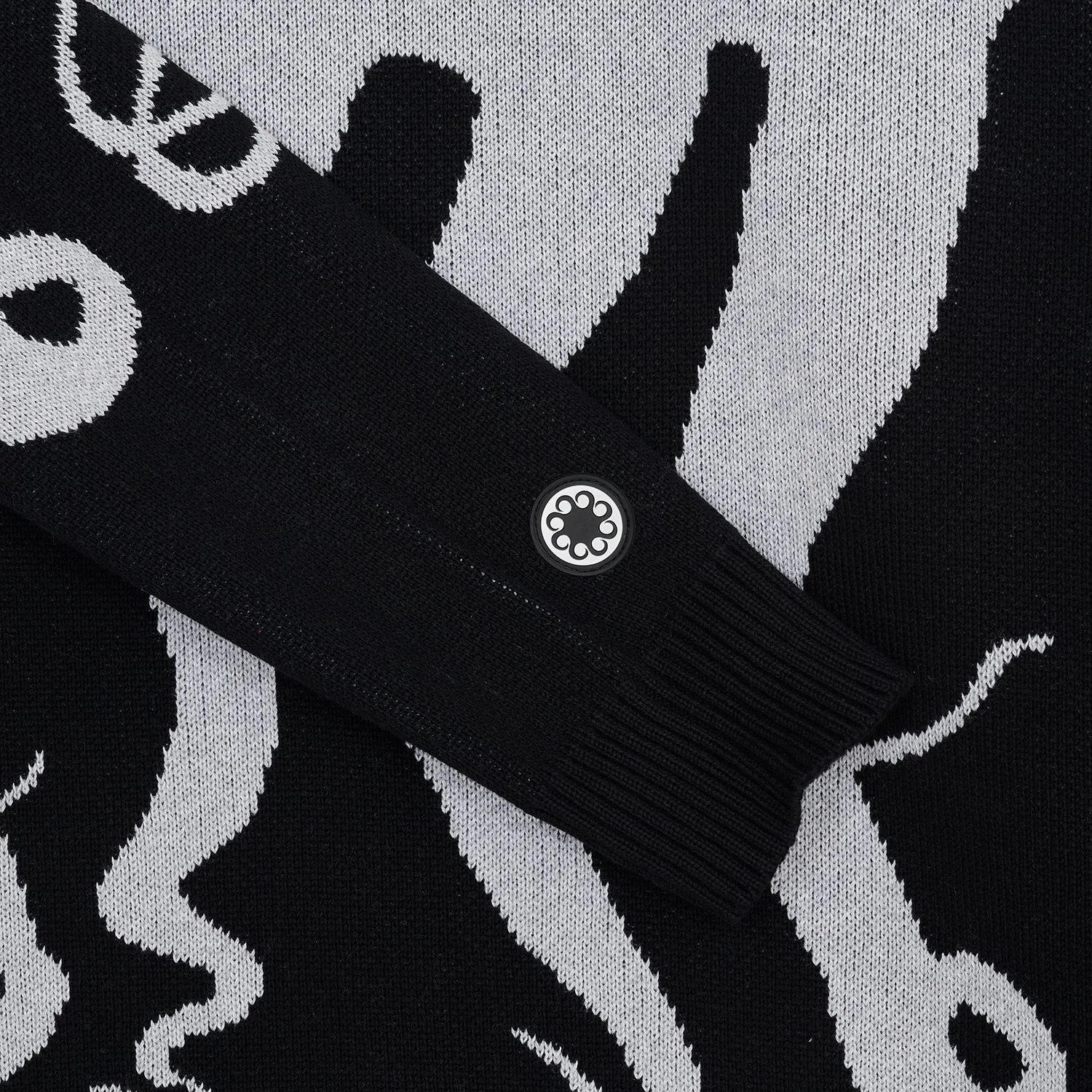 Pullover Octopus Original Jumper Tentacoli Grigio Uomo