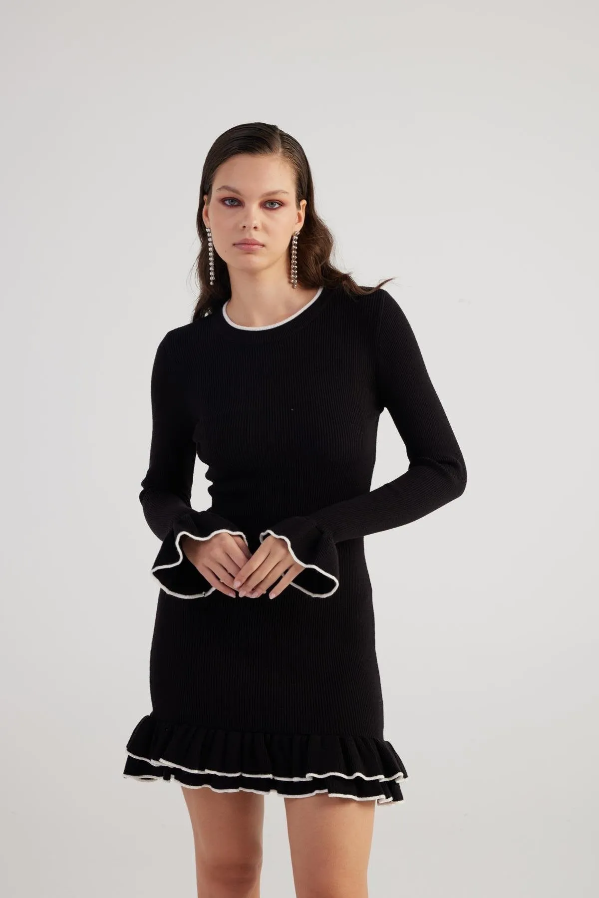 Rebeca Knitwear Dress Black