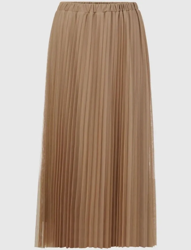 Rich & Royal Lurex Plissee Skirt
