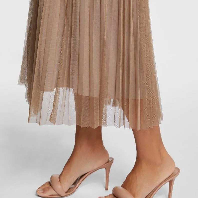 Rich & Royal Lurex Plissee Skirt