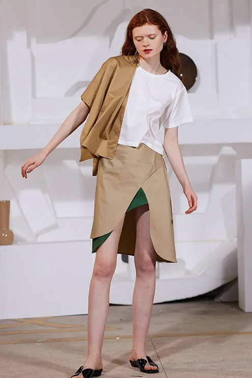 Rimless | High Front Open Slit Skirt