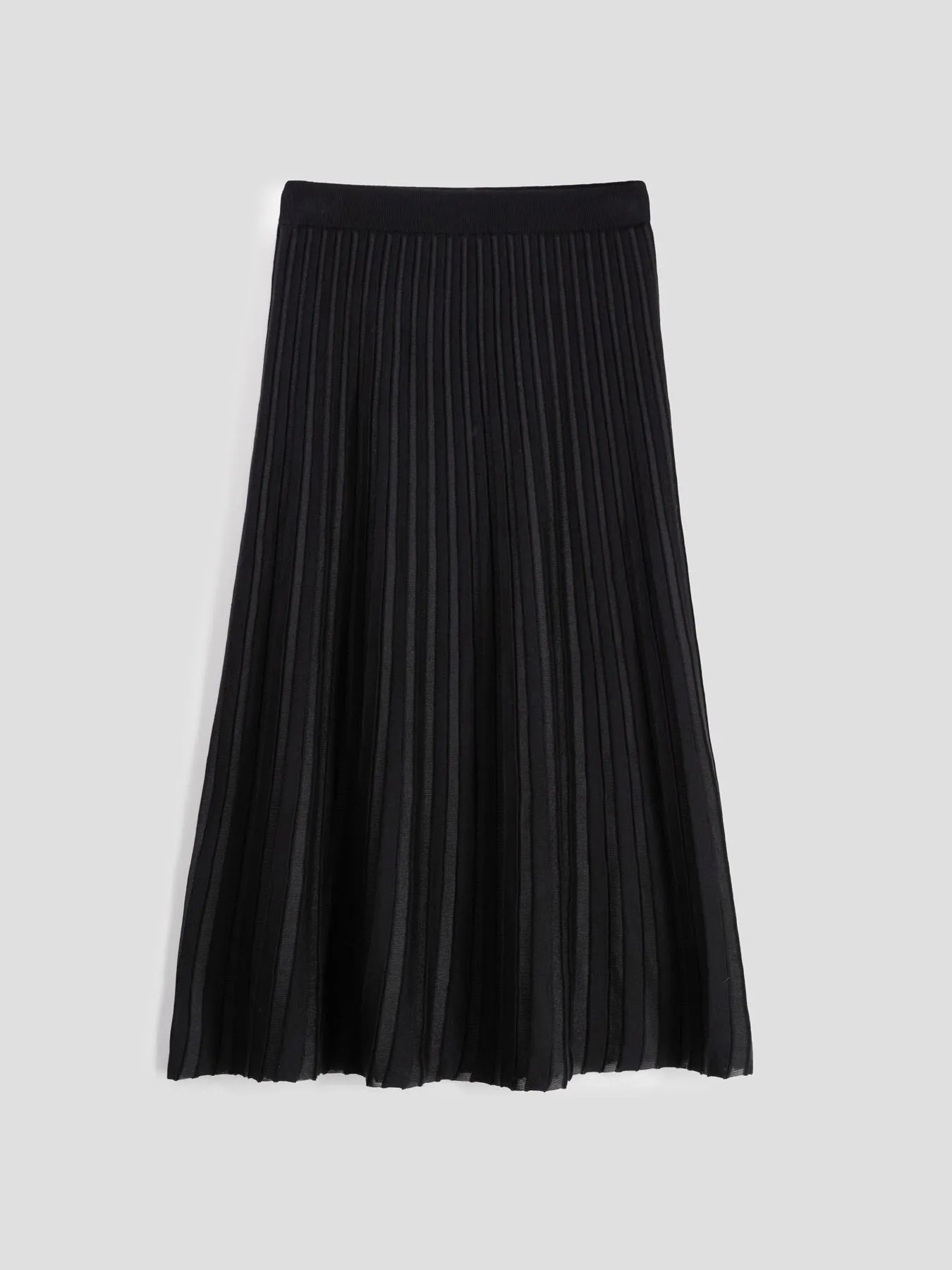Roberto Collina Plissé Knit Skirt