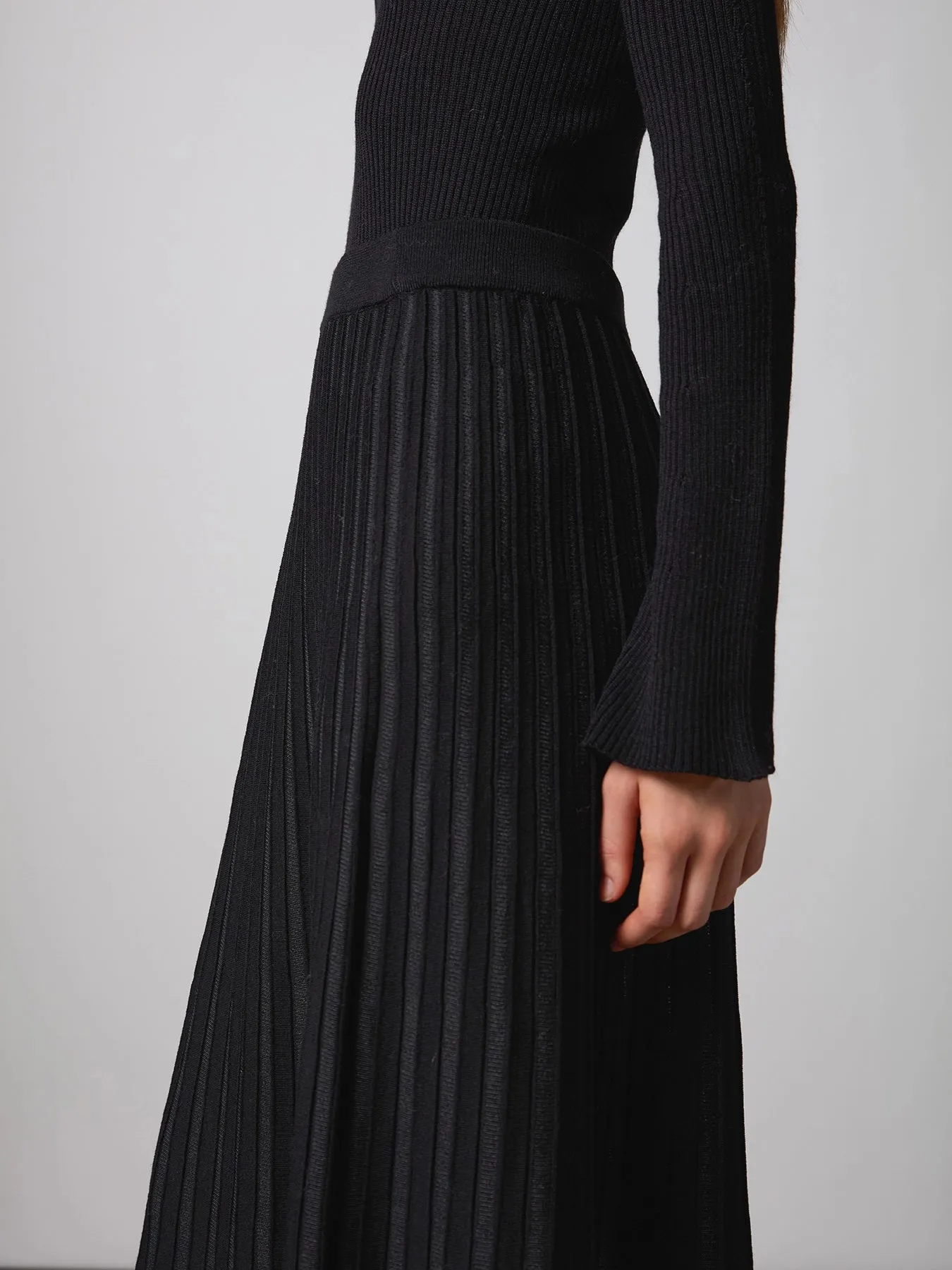 Roberto Collina Plissé Knit Skirt