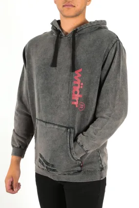 Scotts Hood Sweat Washed Black