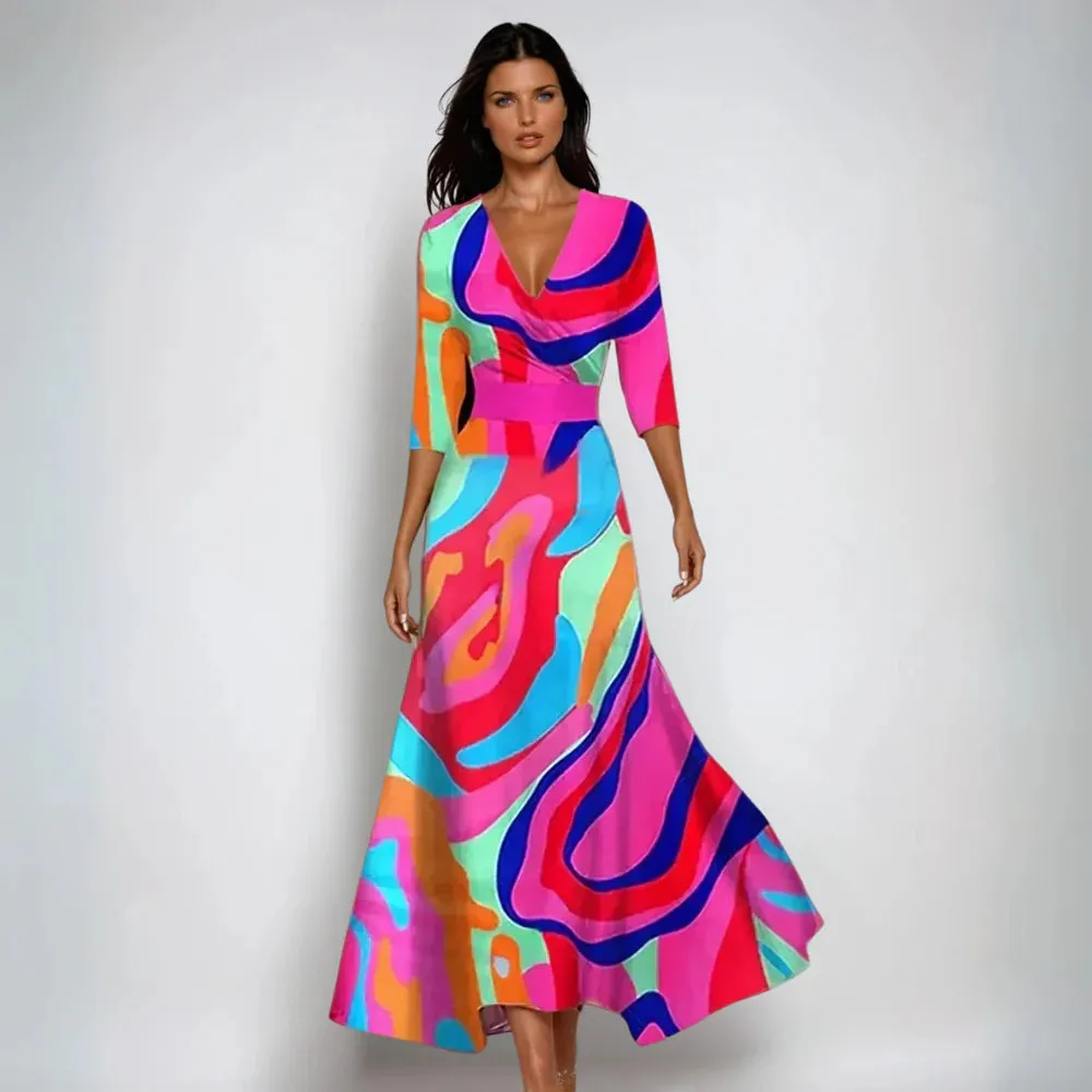 Seraphina™ Printed Maxi Dress