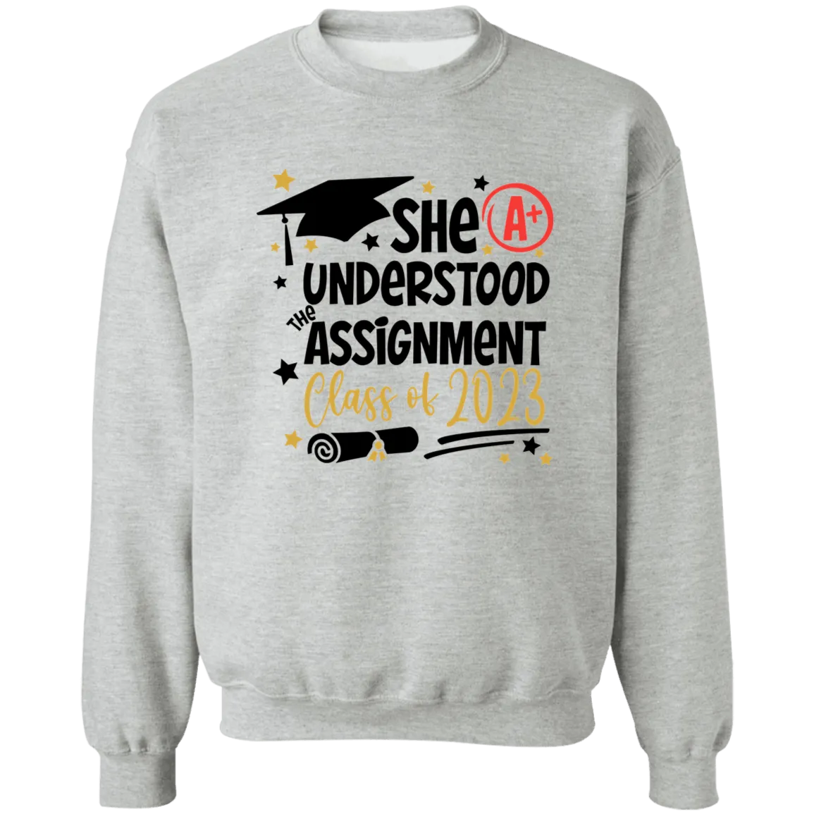 She Understood The Assignment Crewneck Pullover Sweatshirt