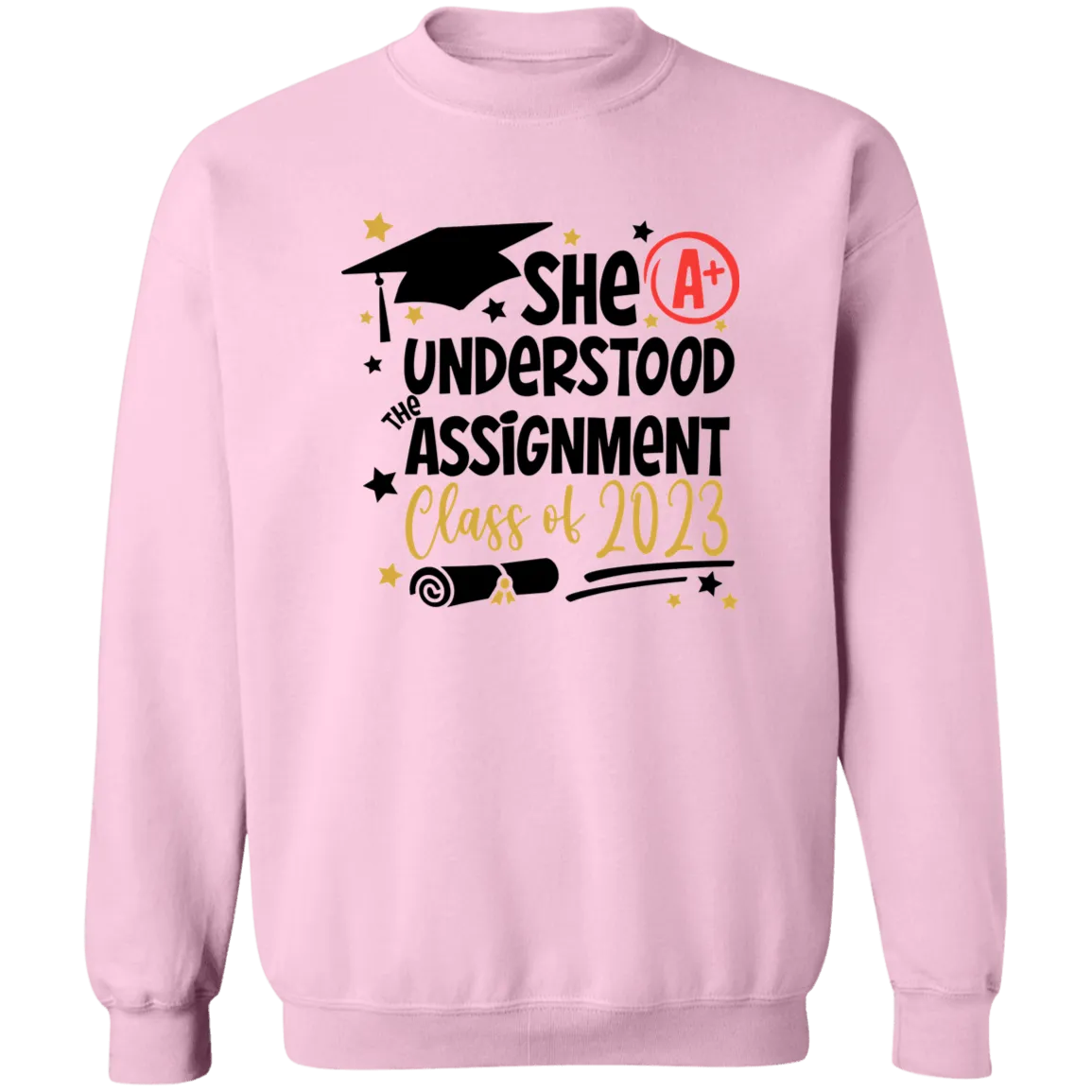 She Understood The Assignment Crewneck Pullover Sweatshirt