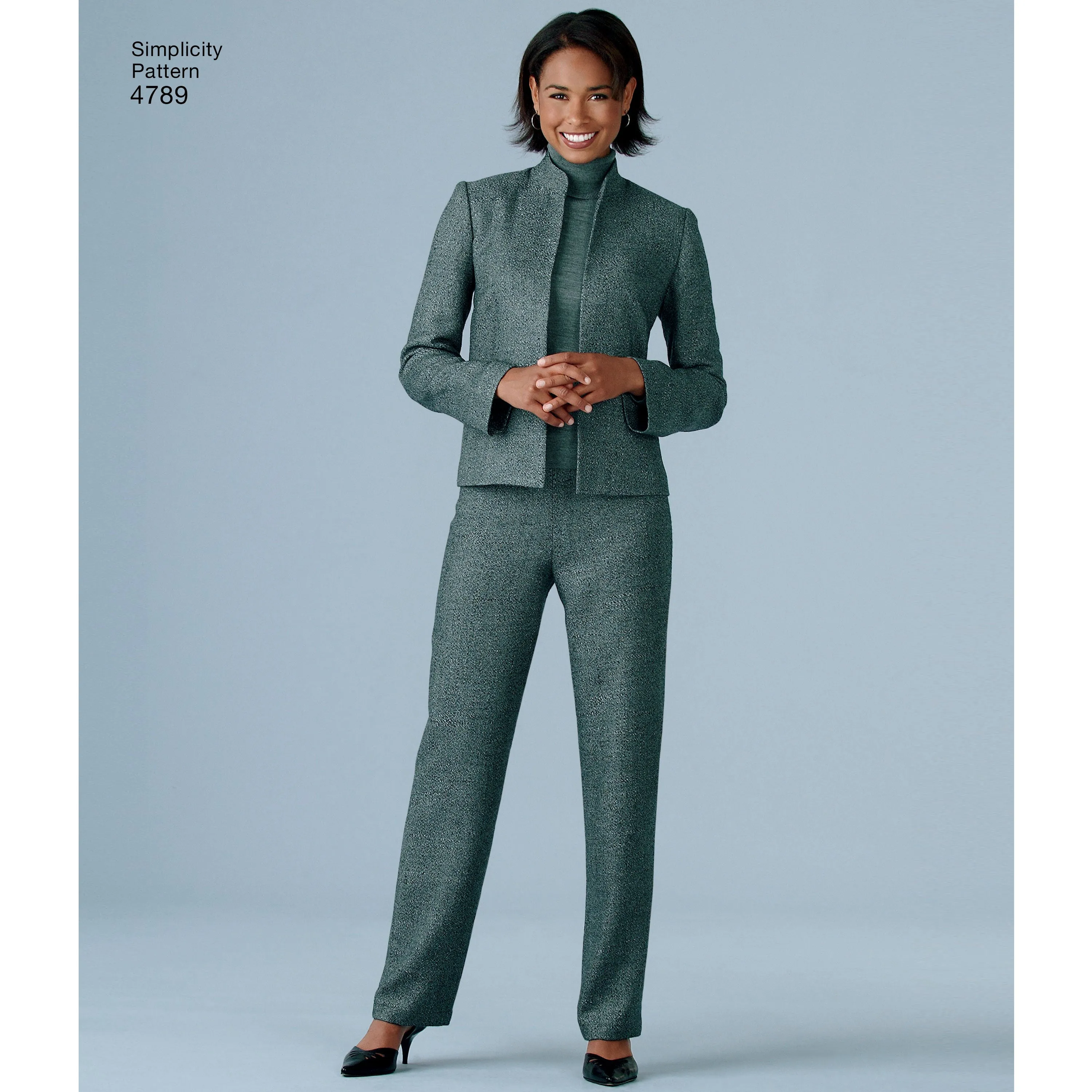 Simplicity Pattern 4789 Misses'/Plus Size Pants, Vest, Jacket and Jumper