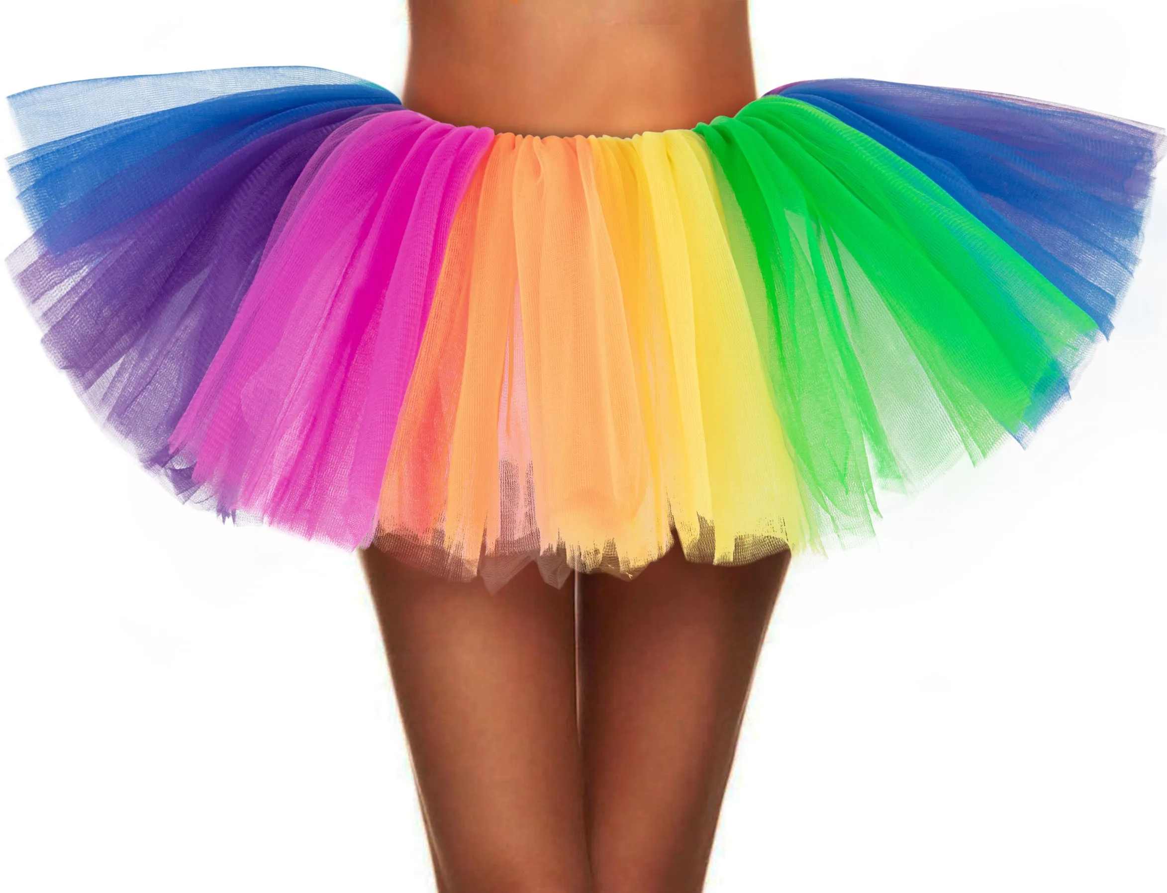 Simplicity Women's Classic 5 Layered Tulle Tutu Skirt
