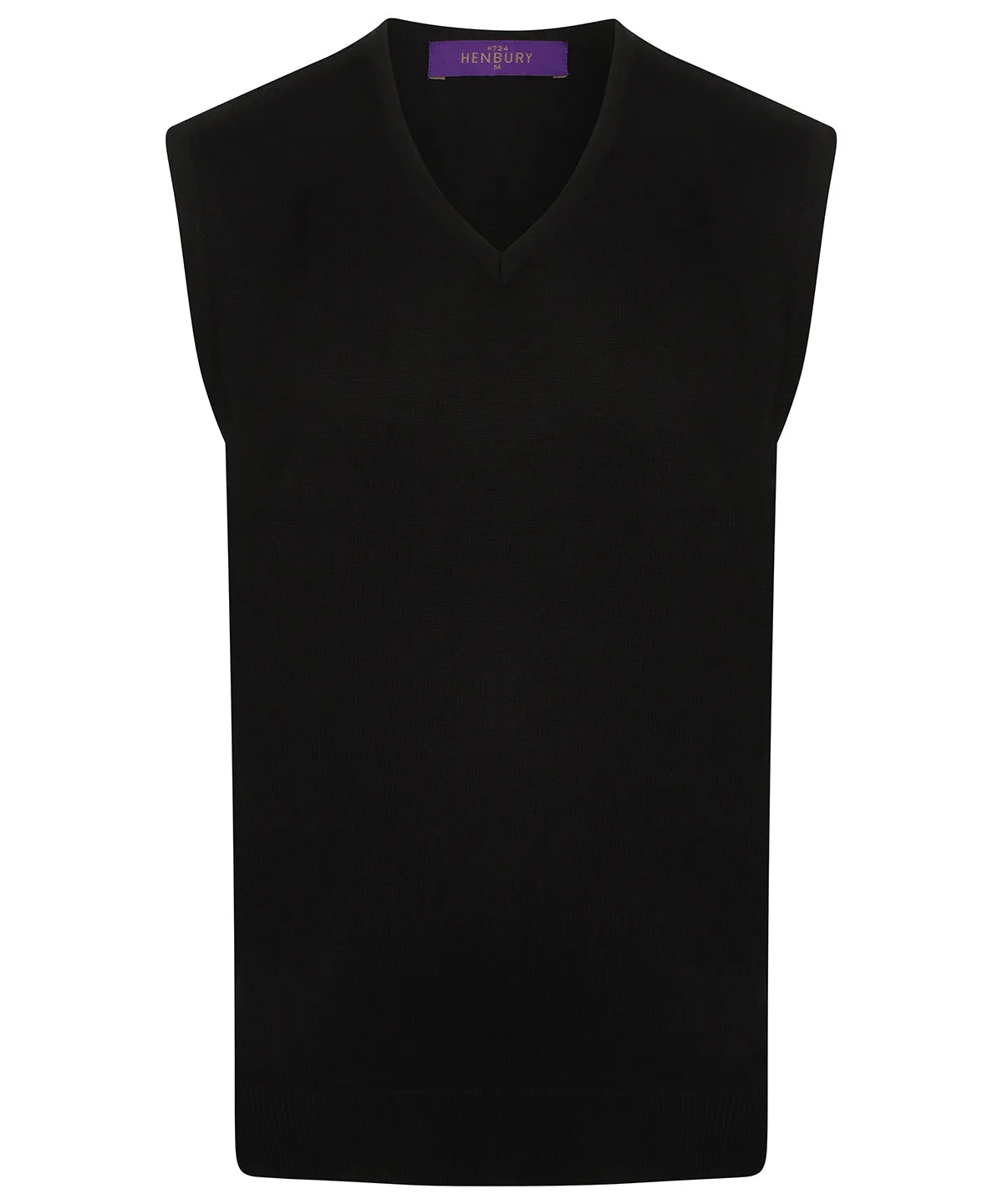 Sleeveless v-neck jumper | Navy