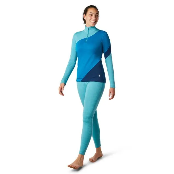 Smartwool - Women's Merino 250 Base Layer Colorblock 1/4 Zip