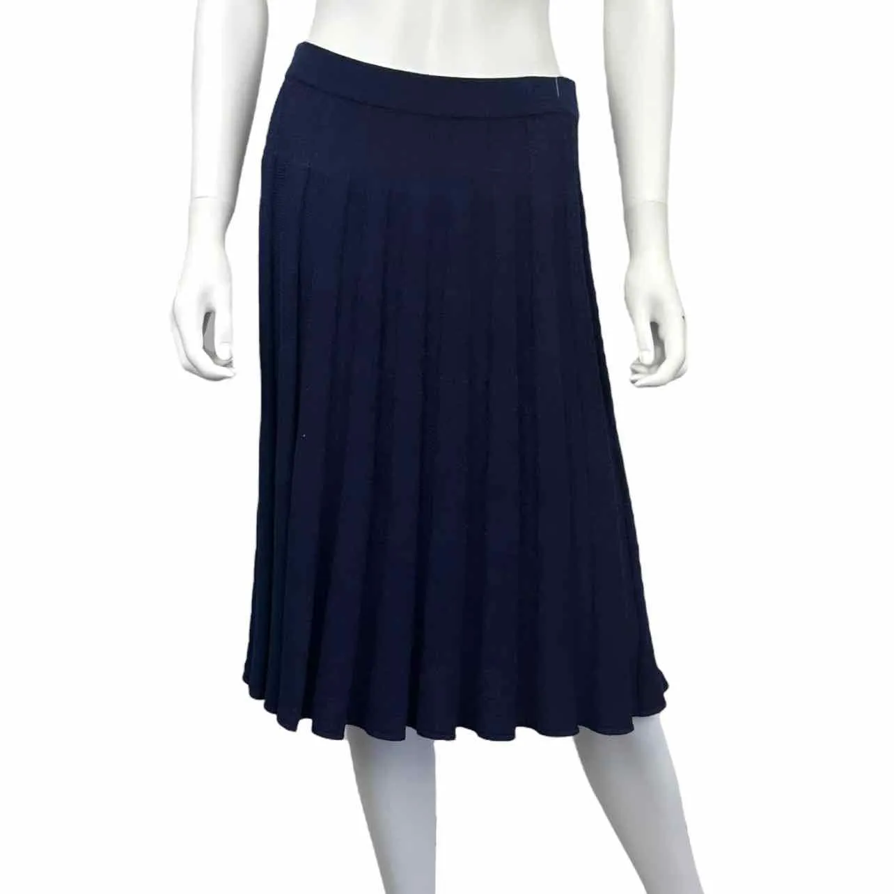 St. John Navy Knit Skirt Size 6