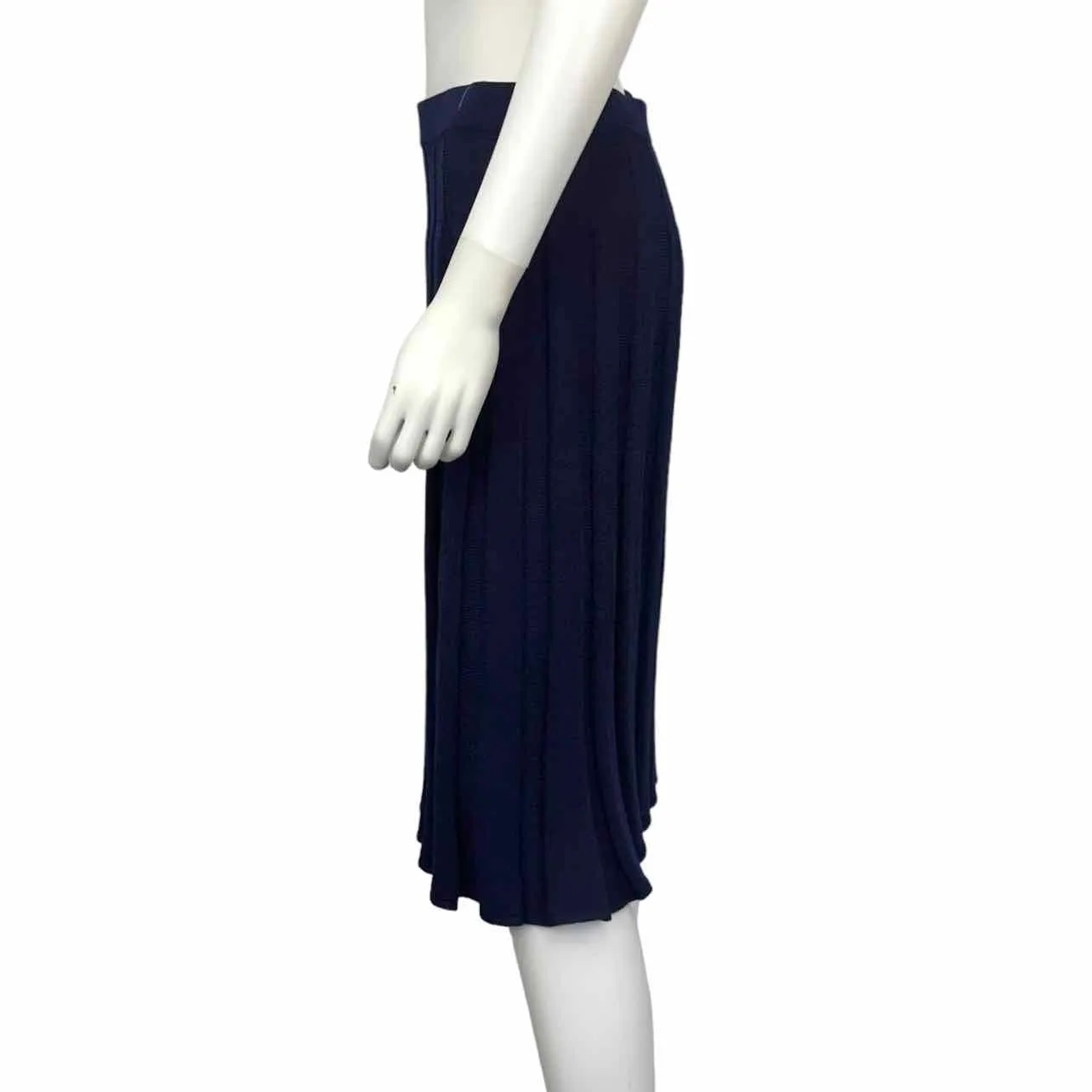 St. John Navy Knit Skirt Size 6