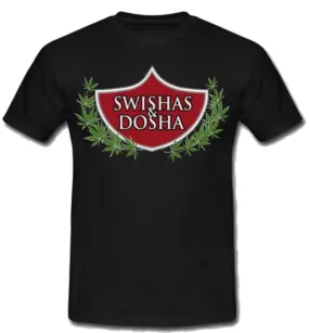 Swishas and Dosha Black T-Shirt